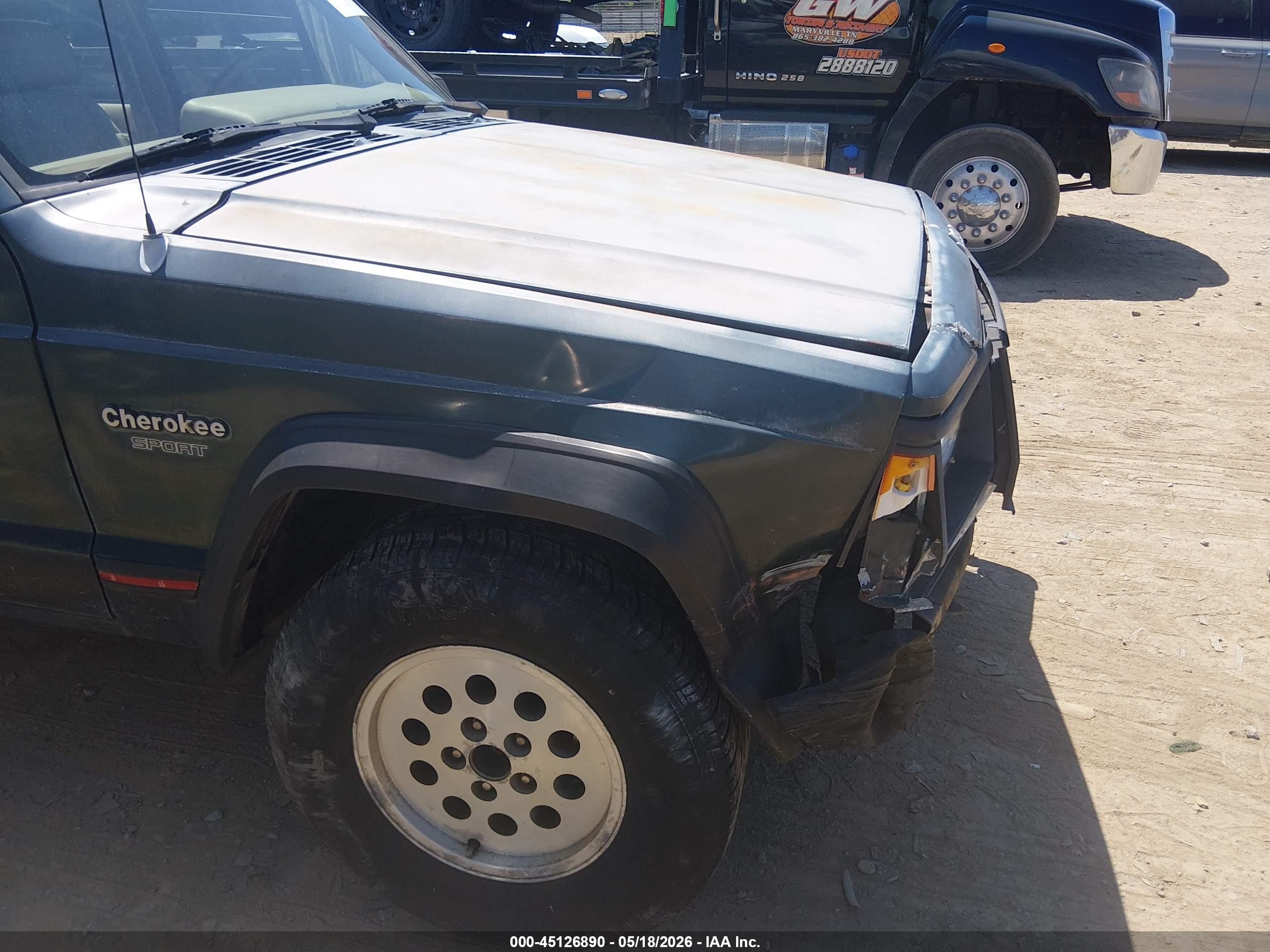1994 Jeep Cherokee Sport Green vin: 1J4FJ68S1RL129502