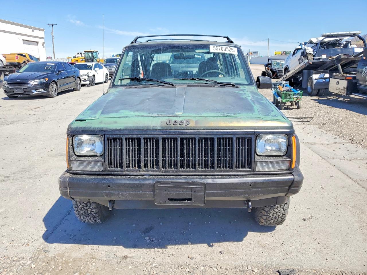 1995 Jeep Cherokee Sport Green vin: 1J4FJ68S1SL575784