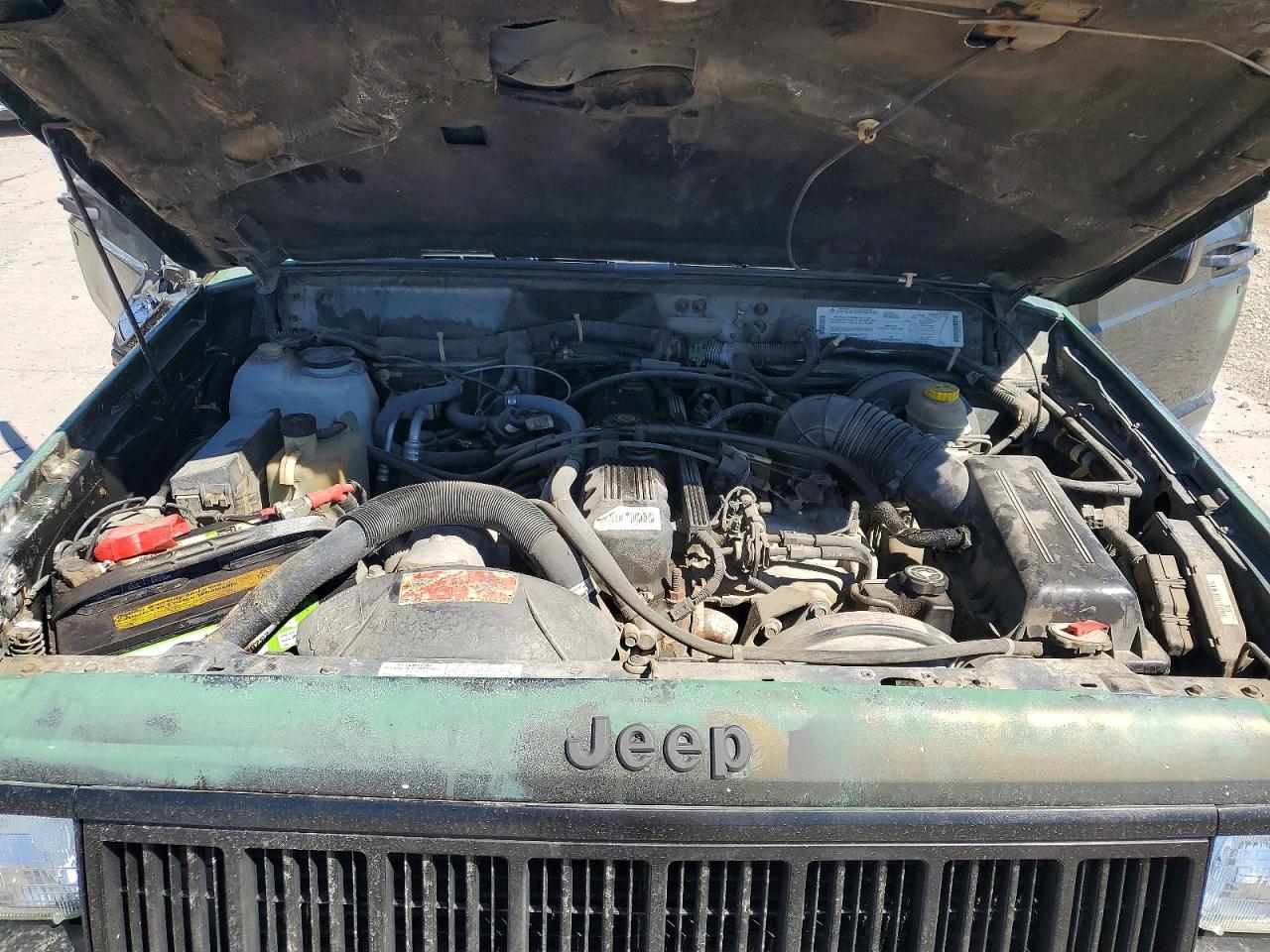 1995 Jeep Cherokee Sport Green vin: 1J4FJ68S1SL575784