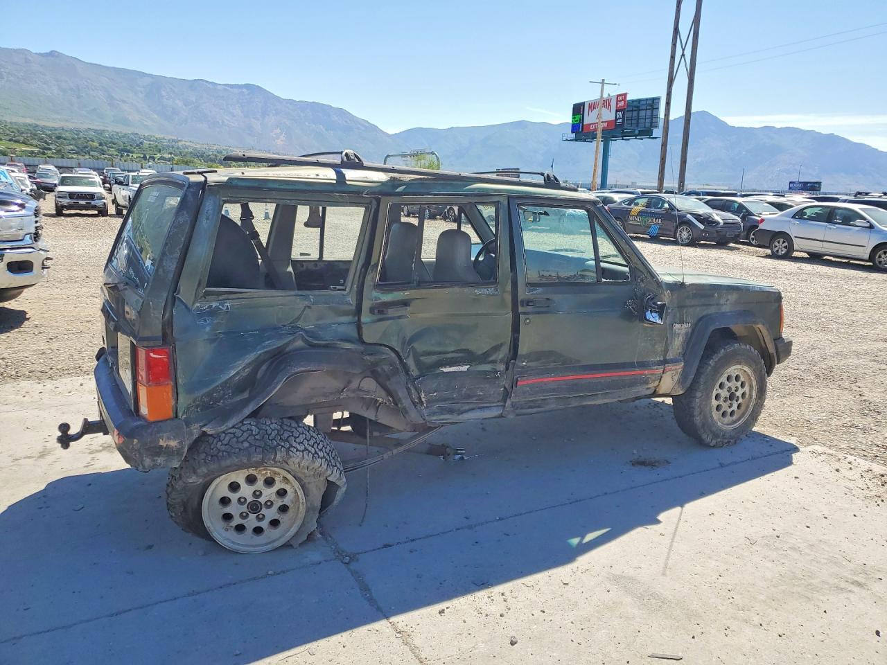 1995 Jeep Cherokee Sport Green vin: 1J4FJ68S1SL575784