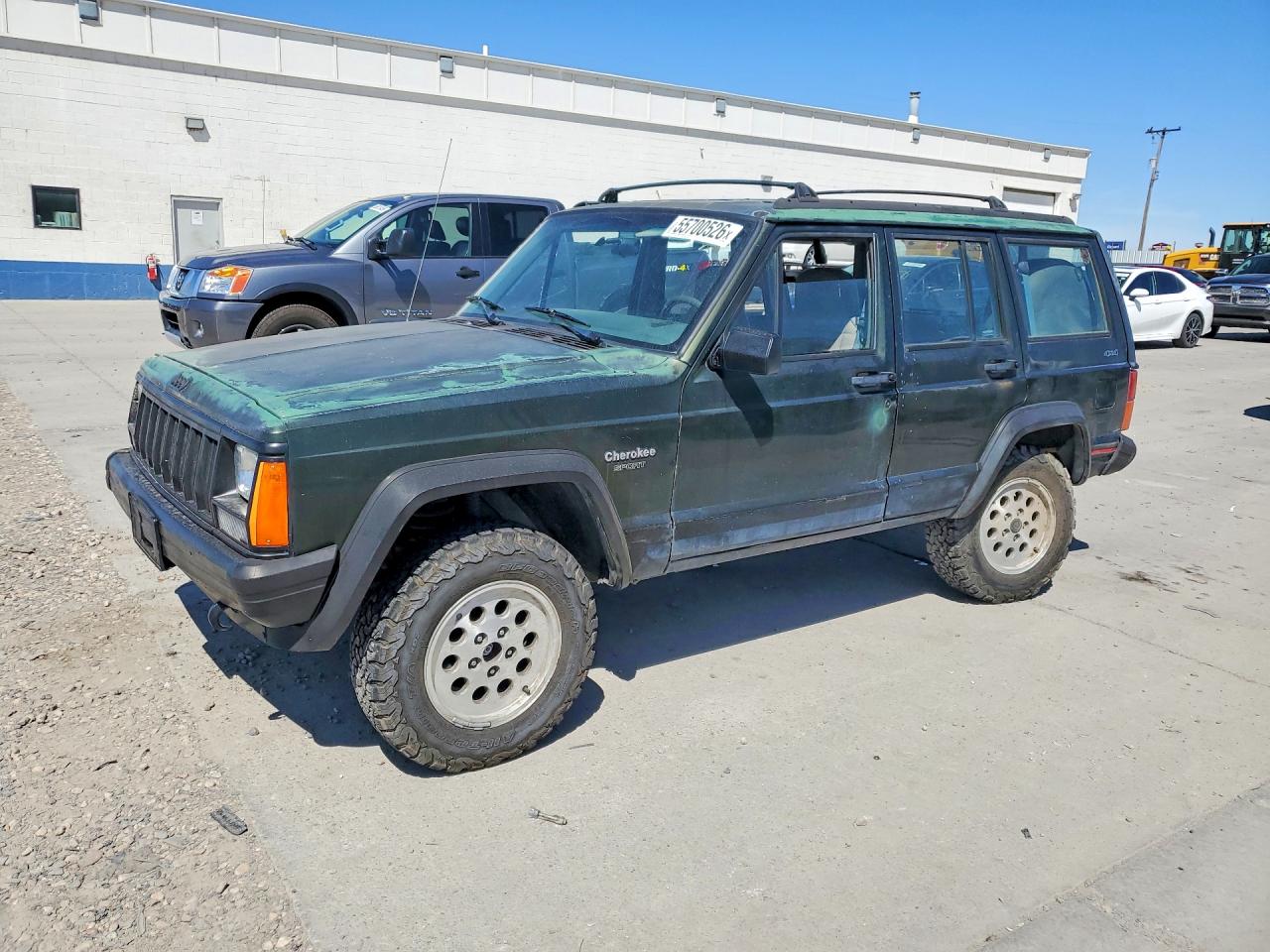 1995 Jeep Cherokee Sport Green vin: 1J4FJ68S1SL575784