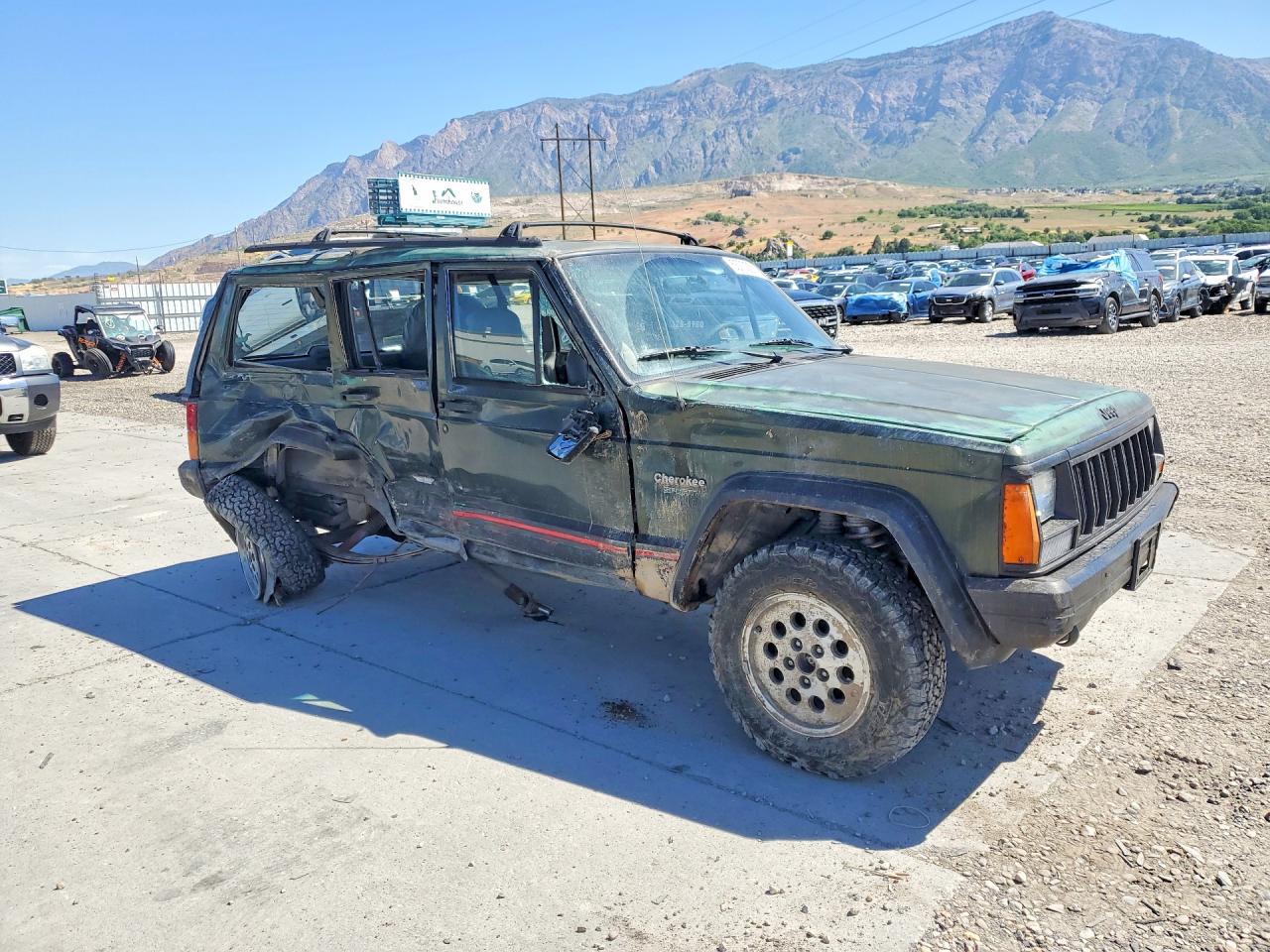 1995 Jeep Cherokee Sport Green vin: 1J4FJ68S1SL575784
