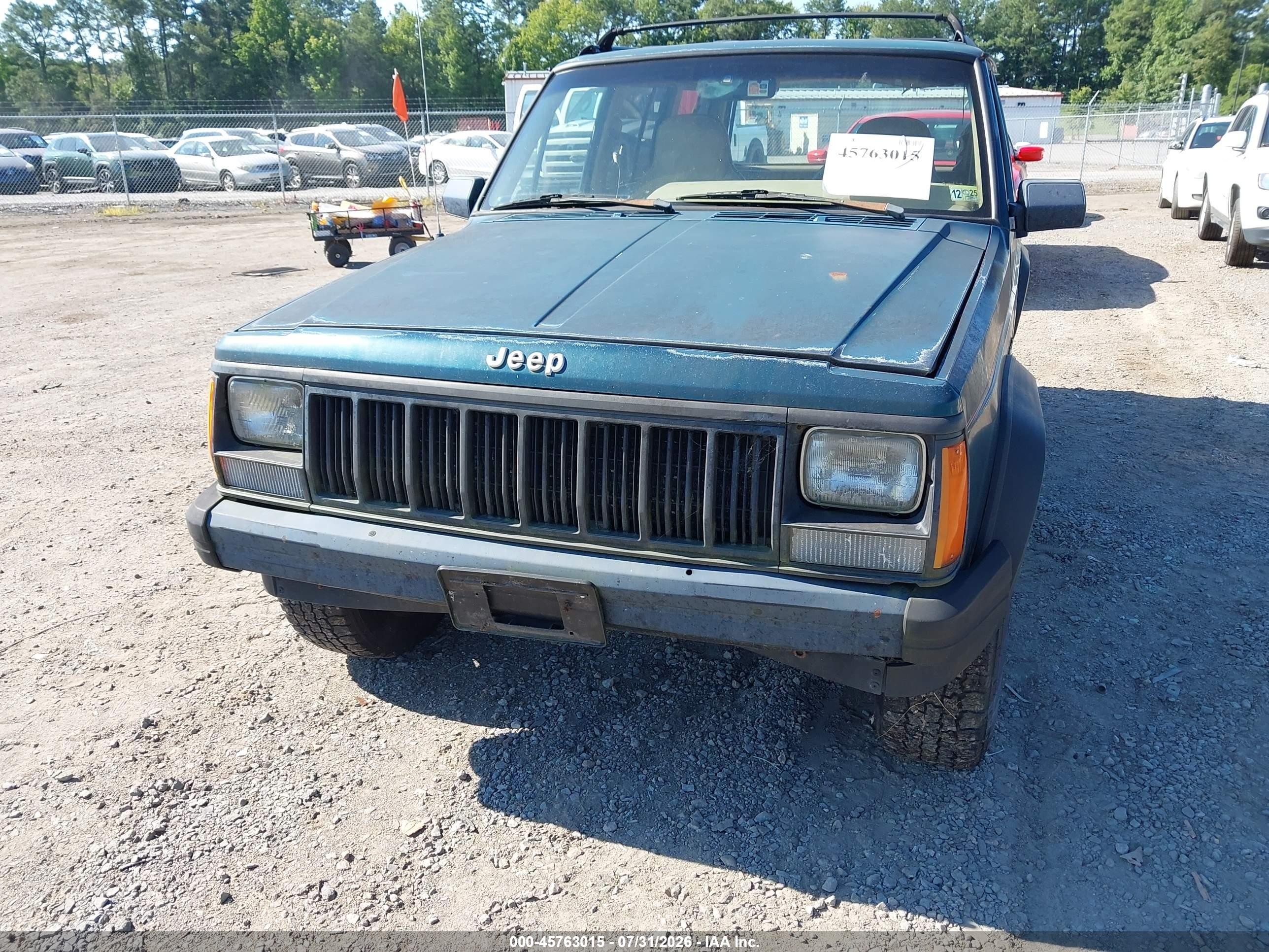 1995 Jeep Cherokee Sport Green vin: 1J4FJ68S1SL623154