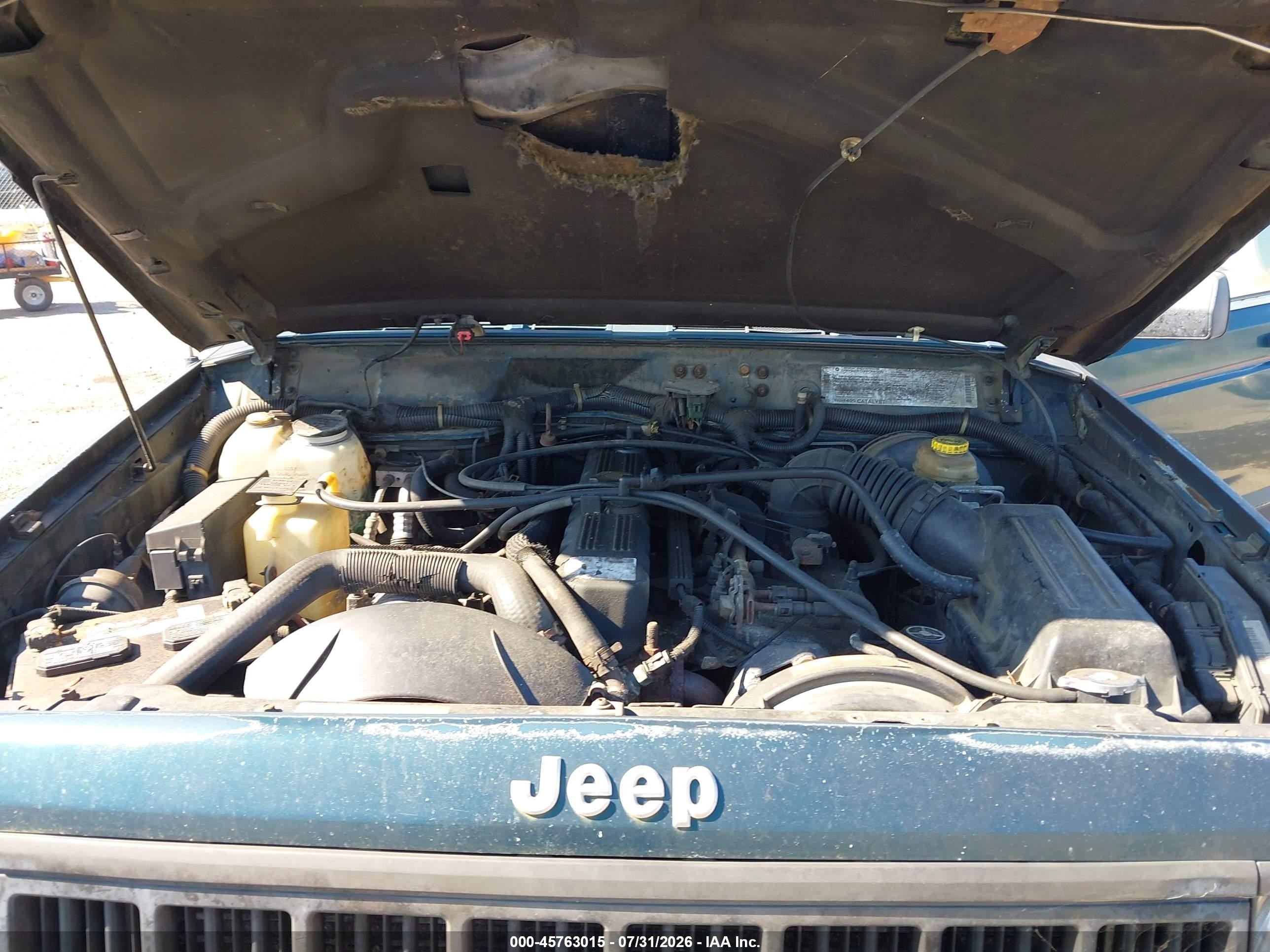 1995 Jeep Cherokee Sport Green vin: 1J4FJ68S1SL623154