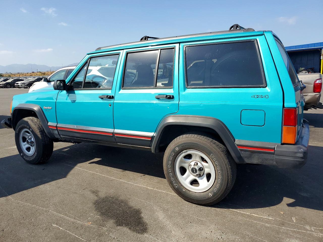 1996 Jeep Cherokee Sport Бирюзовый vin: 1J4FJ68S1TL323390