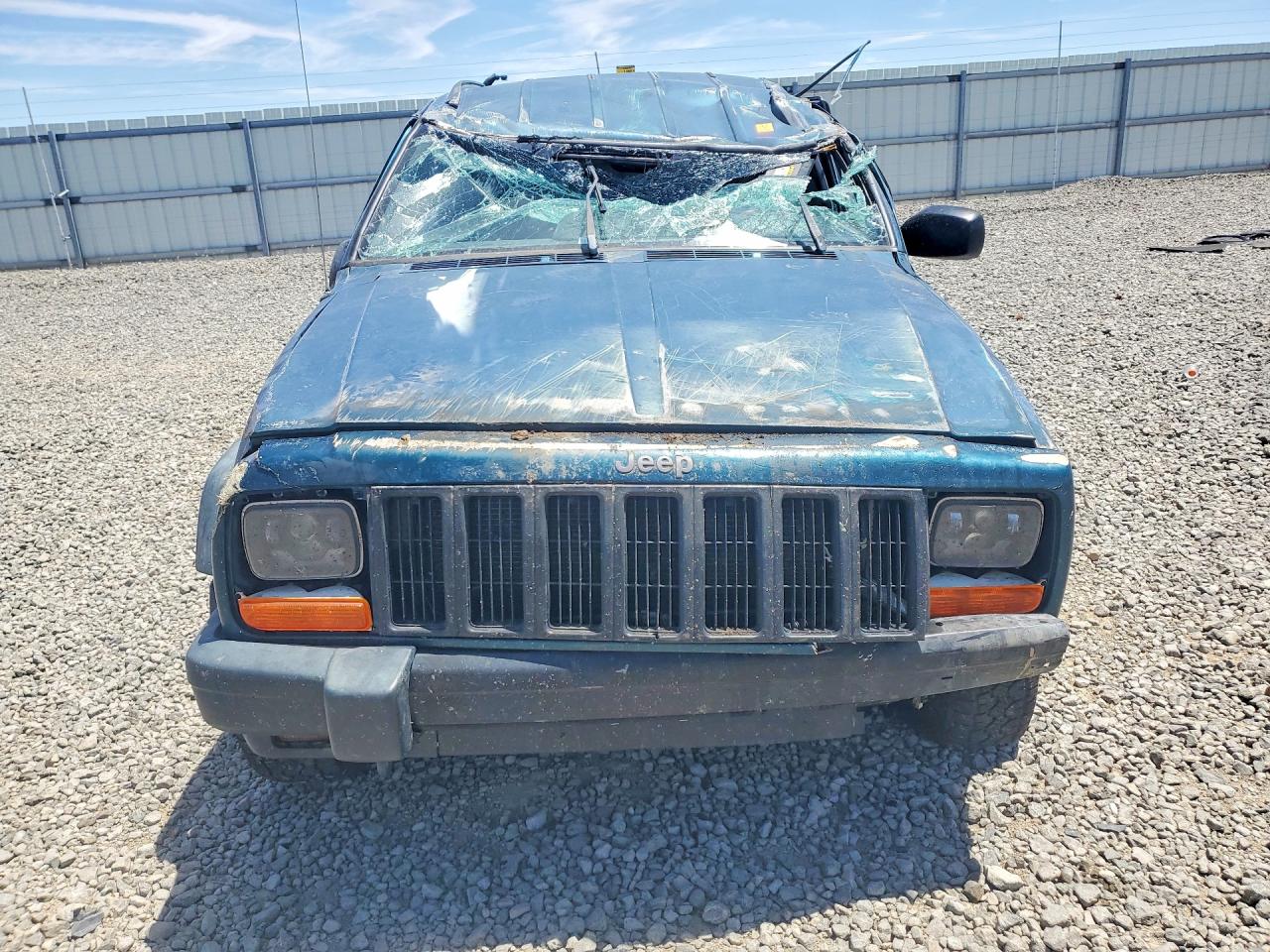 1997 Jeep Cherokee Sport Green vin: 1J4FJ68S1VL557967