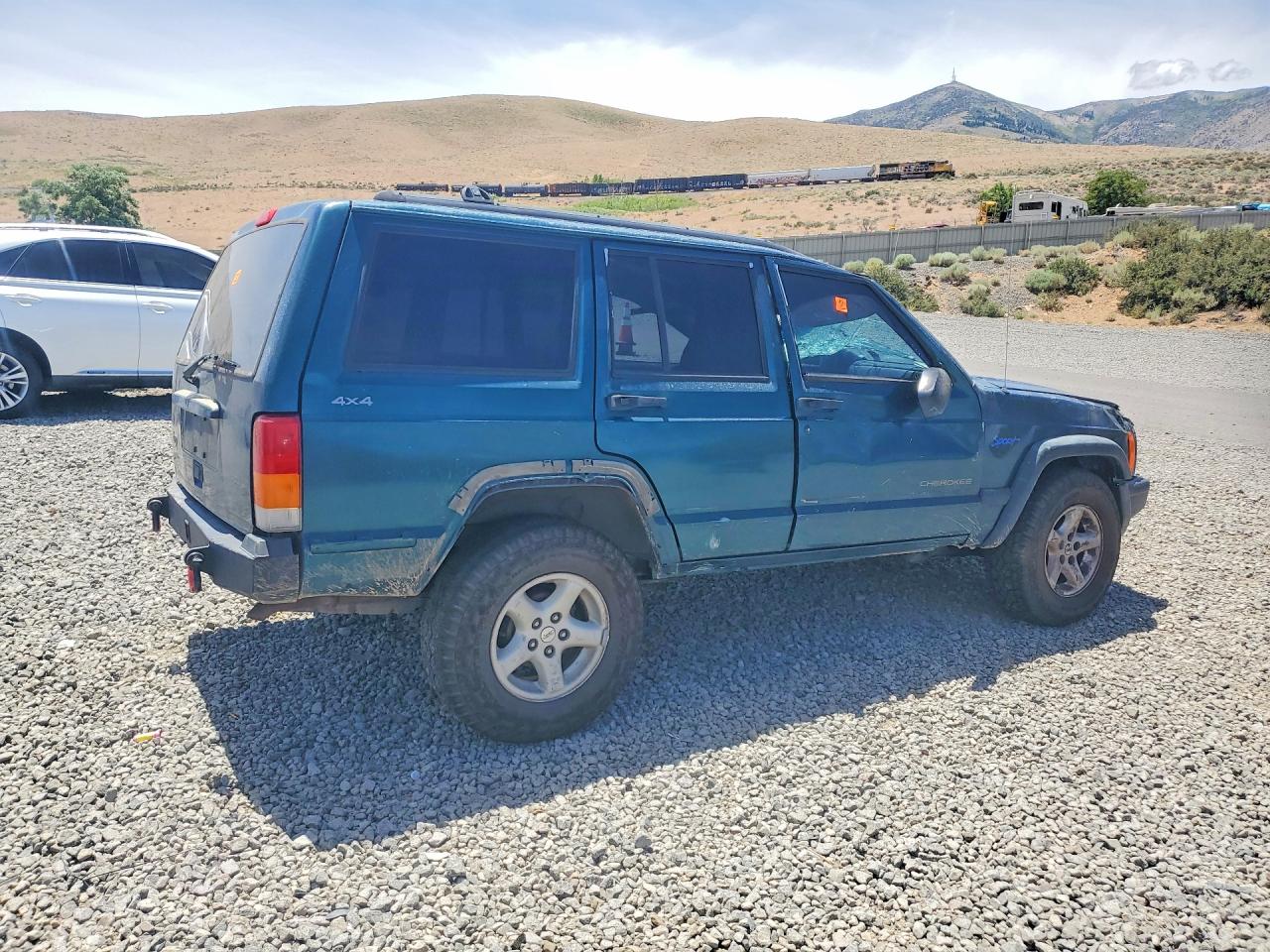 1997 Jeep Cherokee Sport Green vin: 1J4FJ68S1VL557967