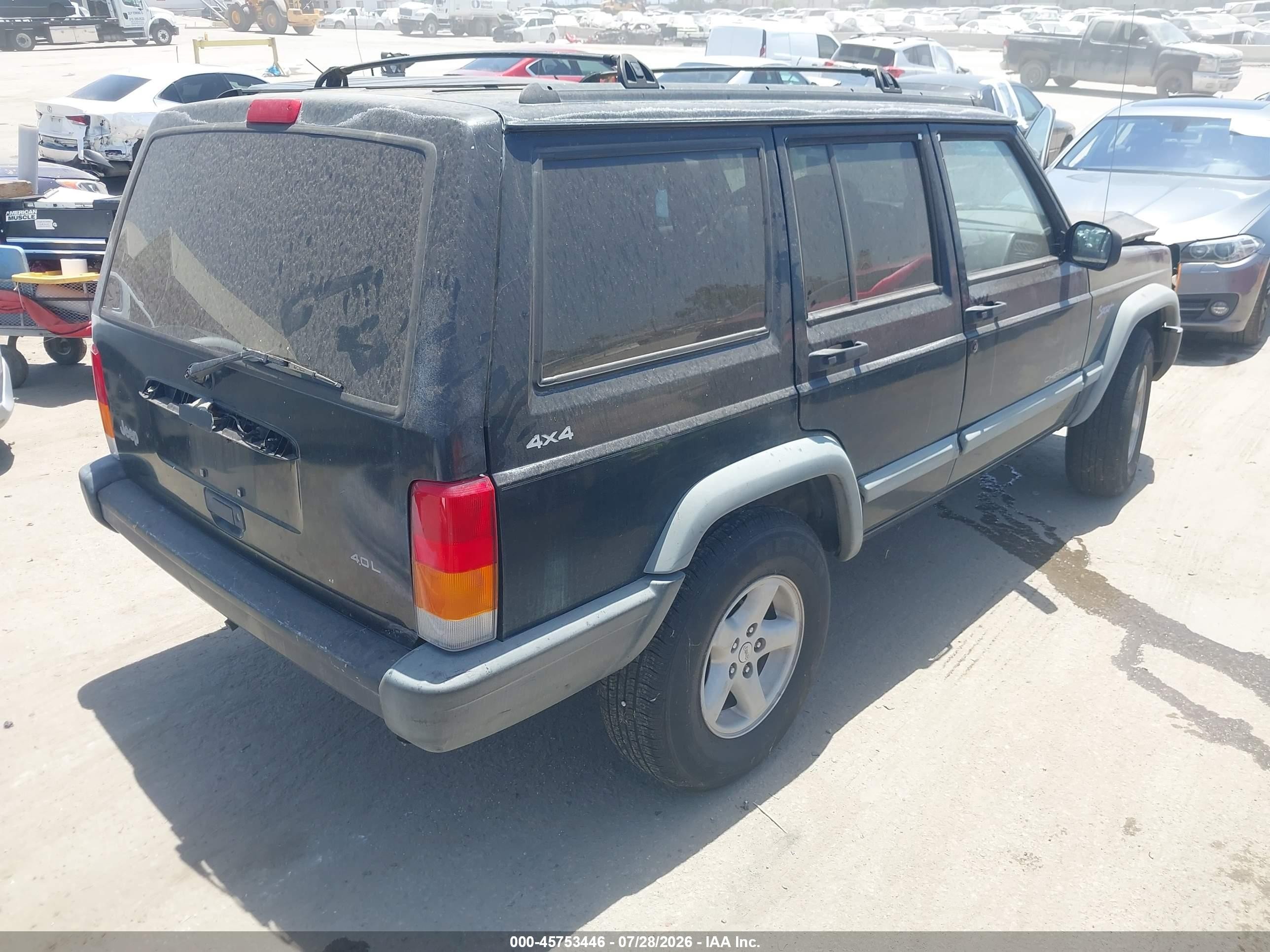 1998 Jeep Cherokee Classic/limited/sport Black vin: 1J4FJ68S1WL119810