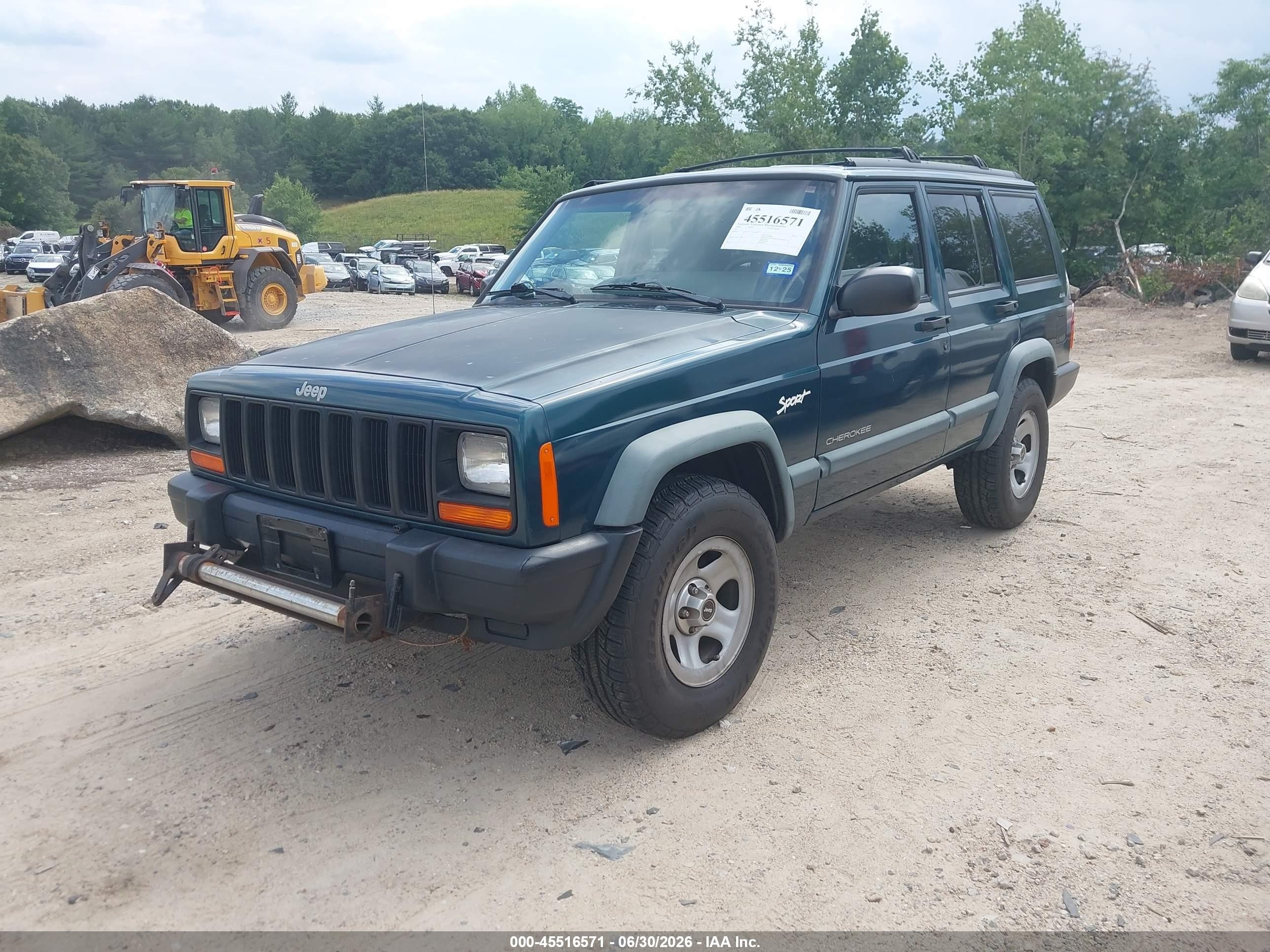1998 Jeep Cherokee Classic/sport Turquoise vin: 1J4FJ68S1WL219907