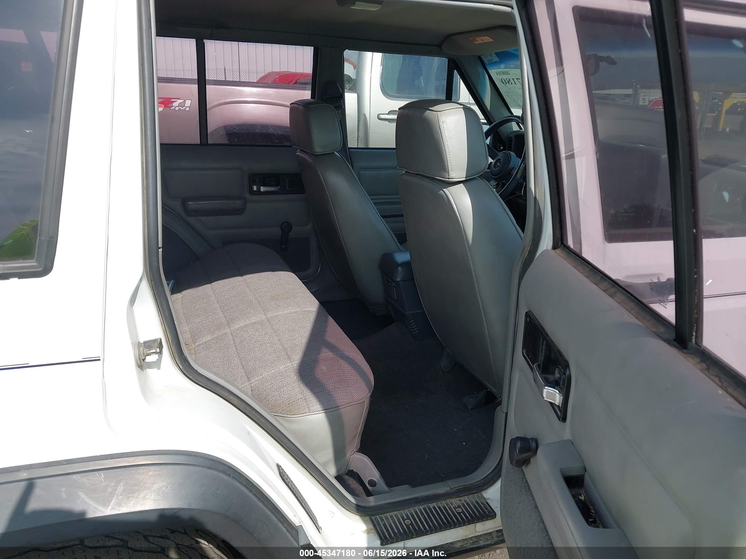 1993 Jeep Cherokee Sport White vin: 1J4FJ68S2PL523863