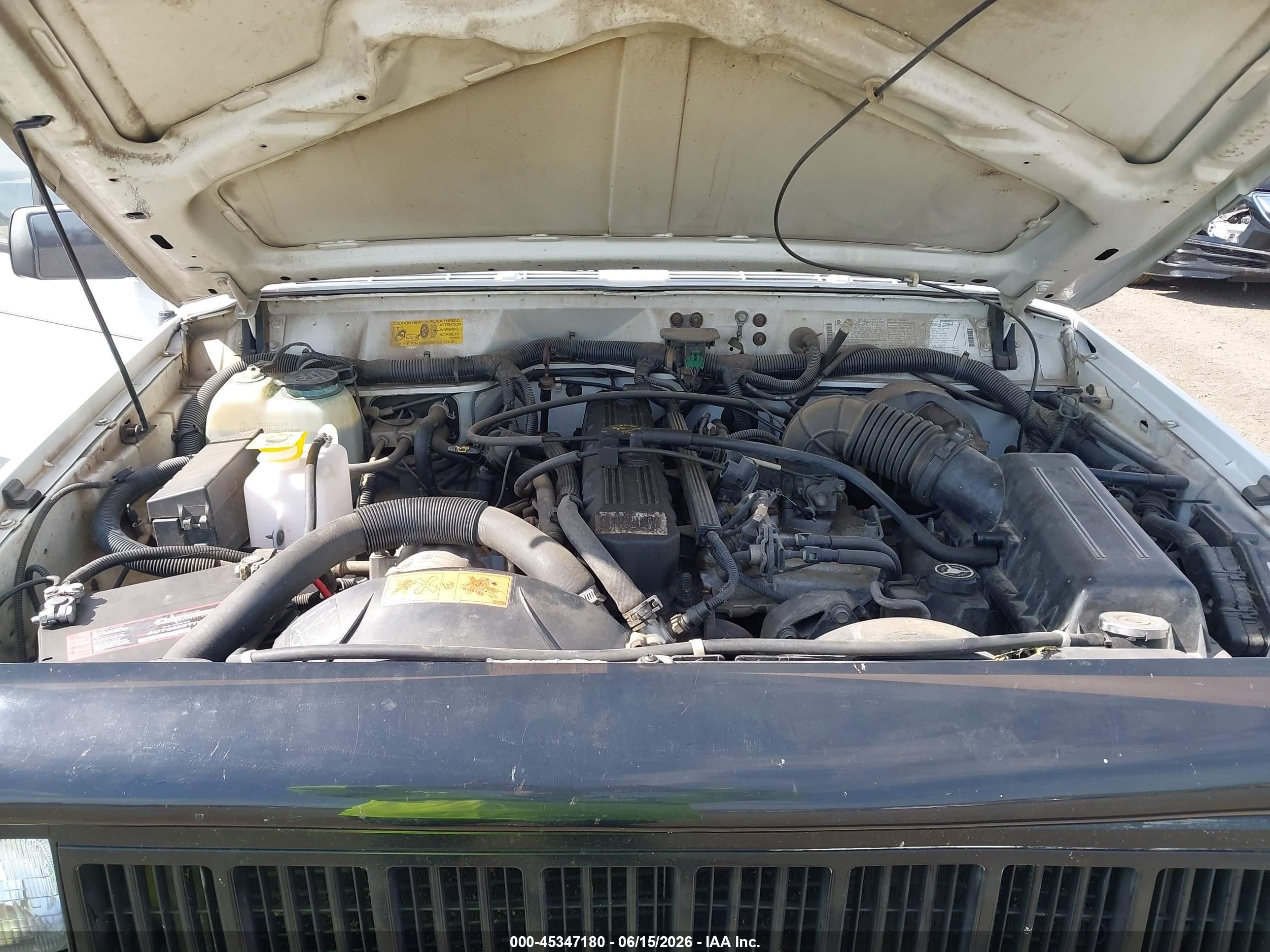 1993 Jeep Cherokee Sport White vin: 1J4FJ68S2PL523863