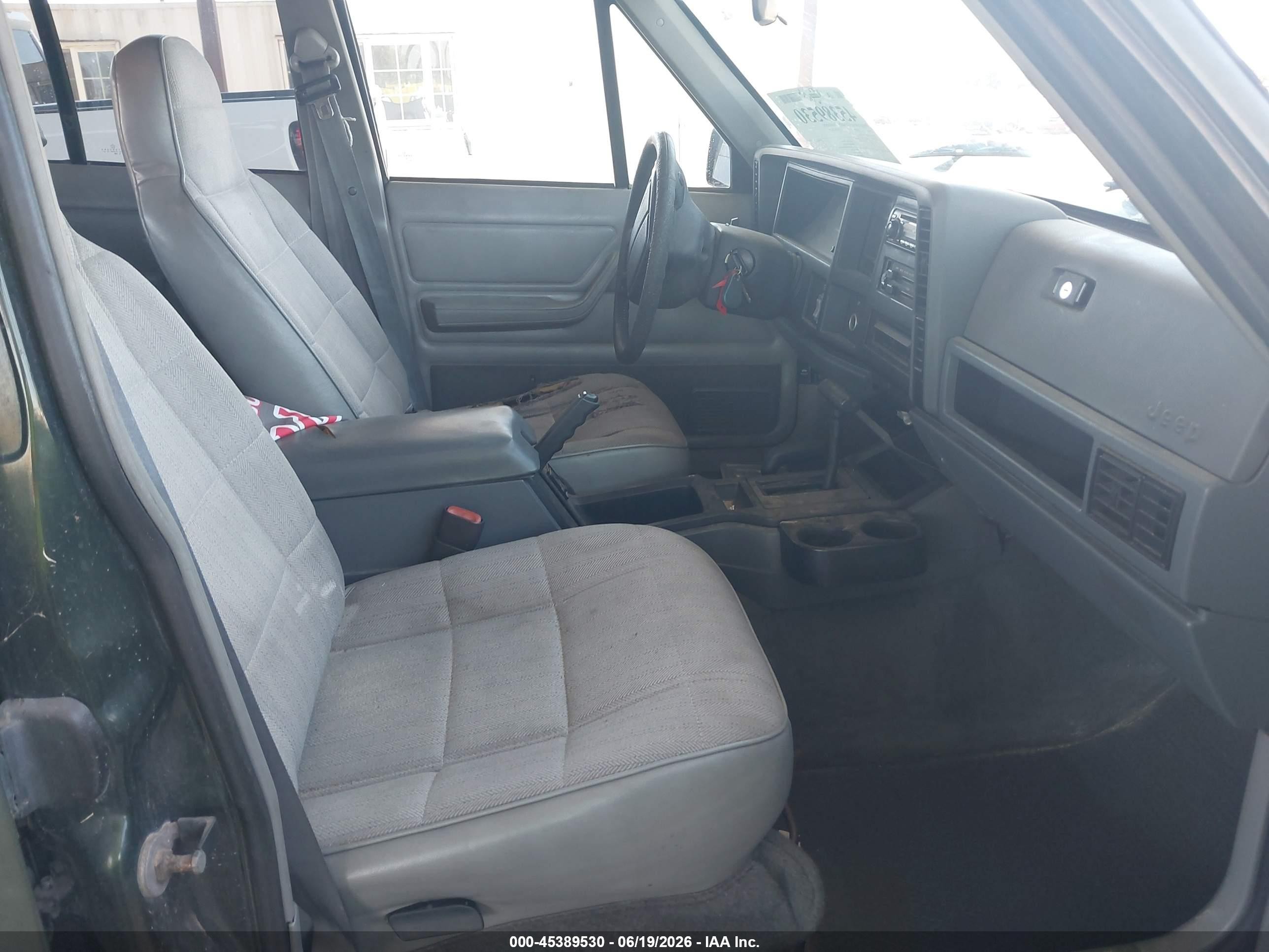 1996 Jeep Cherokee Sport/classic Green vin: 1J4FJ68S2TL130522