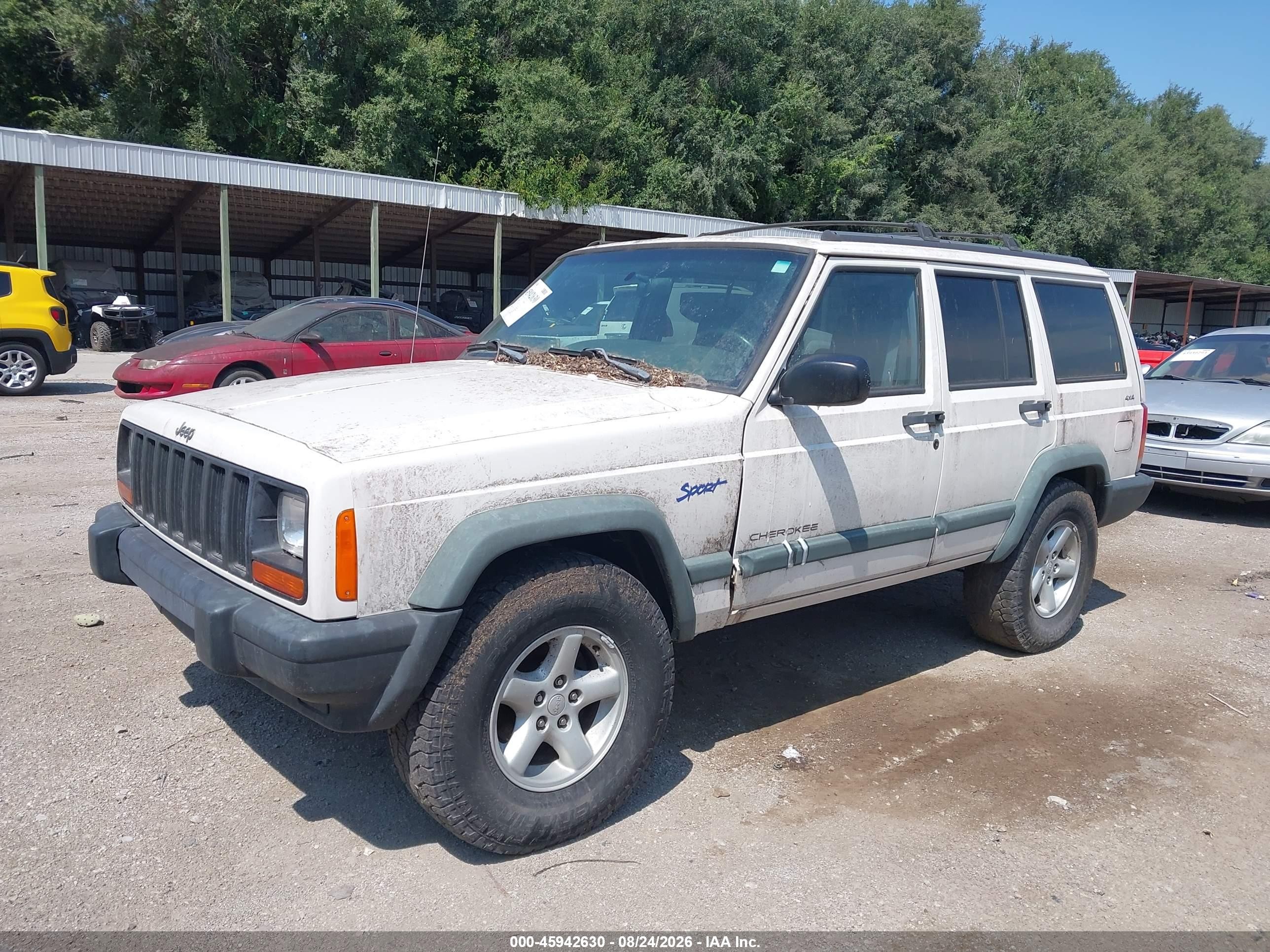 1998 Jeep Cherokee Classic/sport Белый vin: 1J4FJ68S2WL217423