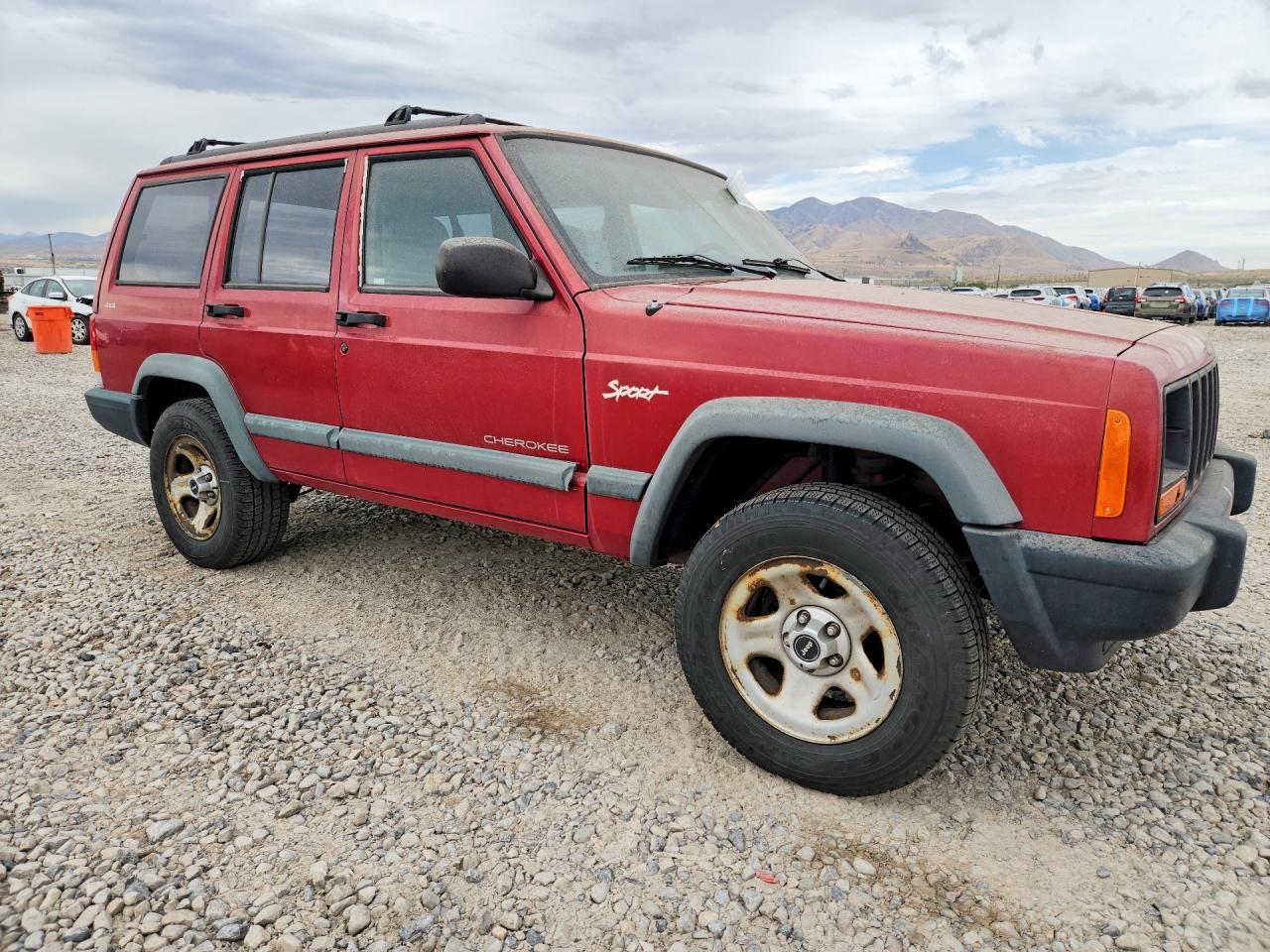 1998 Jeep Cherokee Sport Red vin: 1J4FJ68S2WL231502