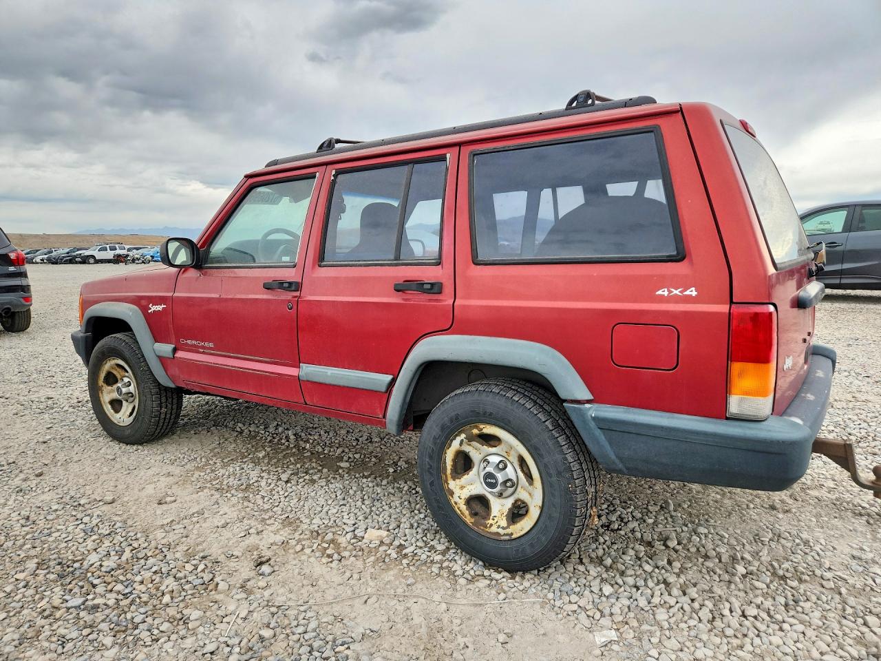 1998 Jeep Cherokee Sport Red vin: 1J4FJ68S2WL231502