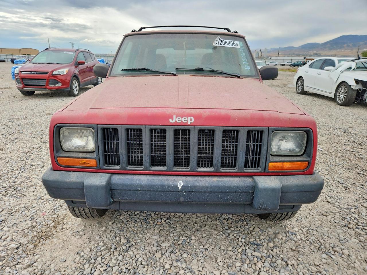 1998 Jeep Cherokee Sport Red vin: 1J4FJ68S2WL231502