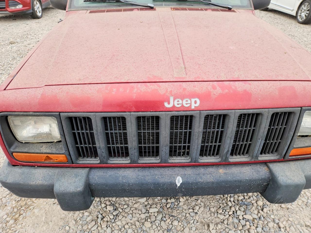 1998 Jeep Cherokee Sport Red vin: 1J4FJ68S2WL231502