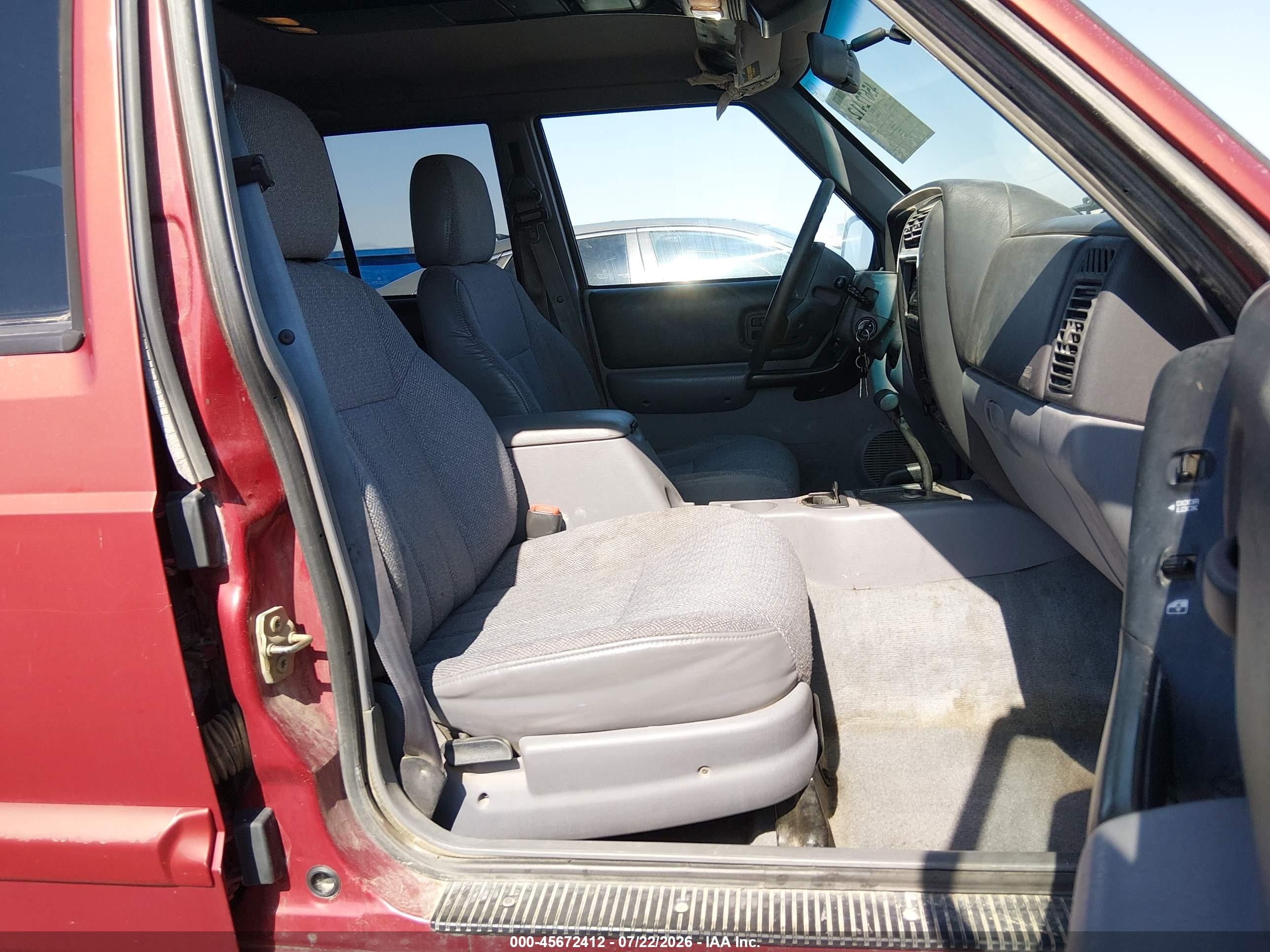 1998 Jeep Cherokee Classic/sport Red vin: 1J4FJ68S2WL269781