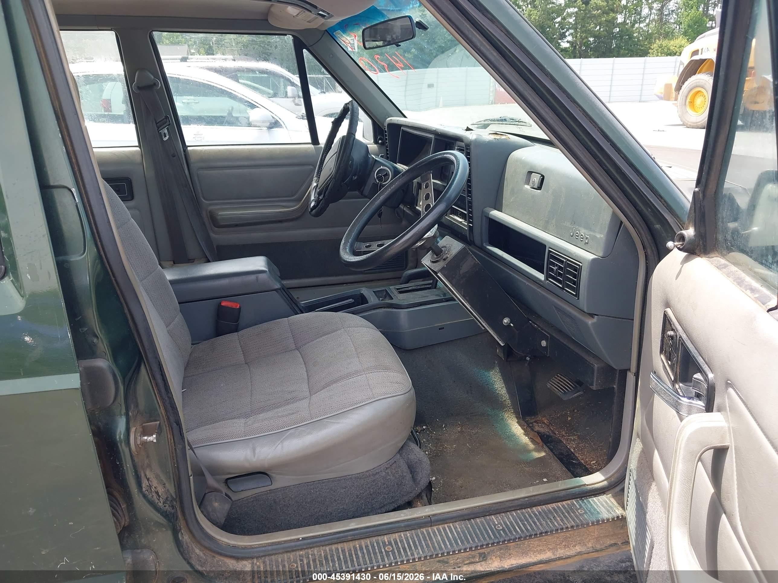1996 Jeep Cherokee Sport/classic Green vin: 1J4FJ68S3TL259644