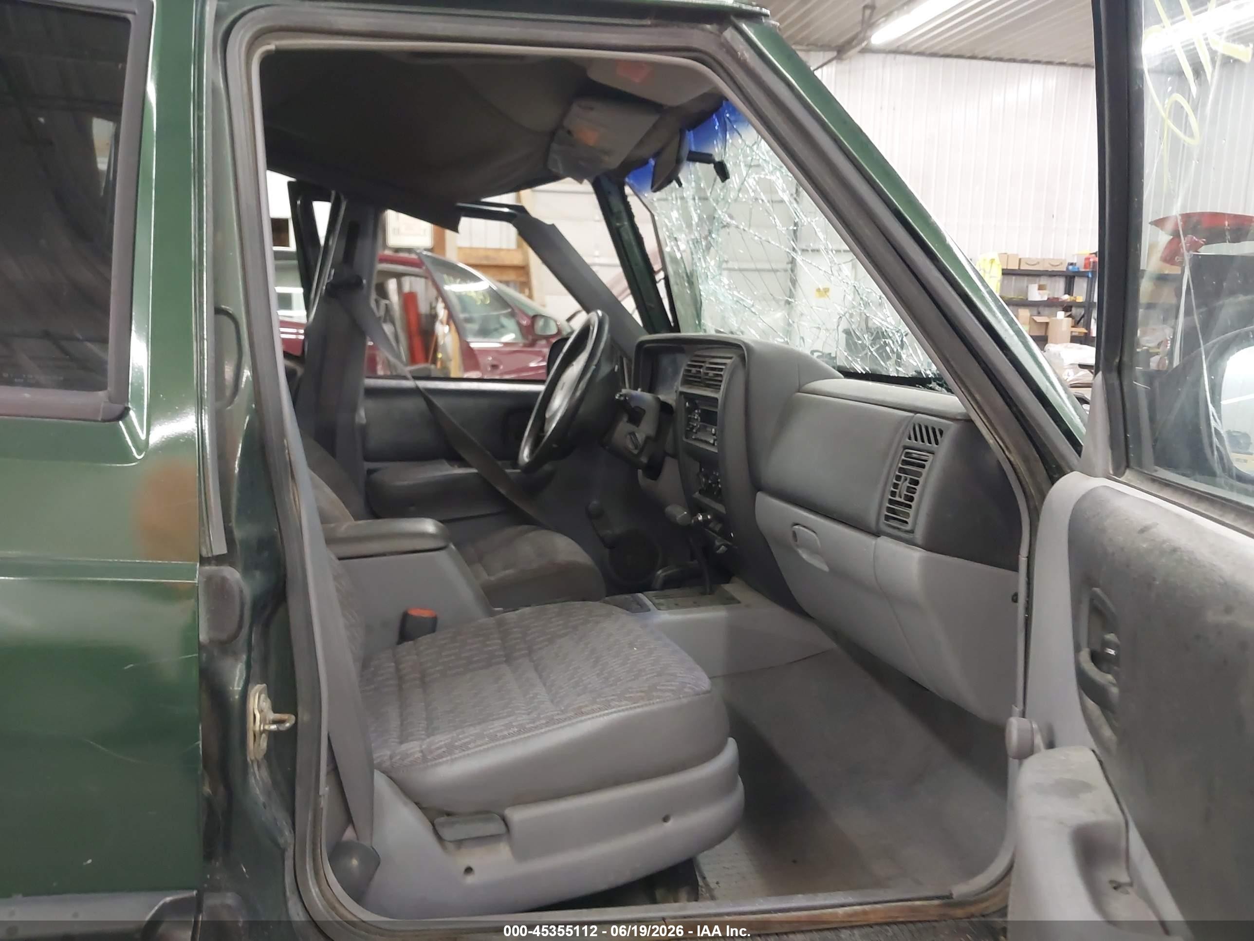 1997 Jeep Cherokee Sport Green vin: 1J4FJ68S3VL505742