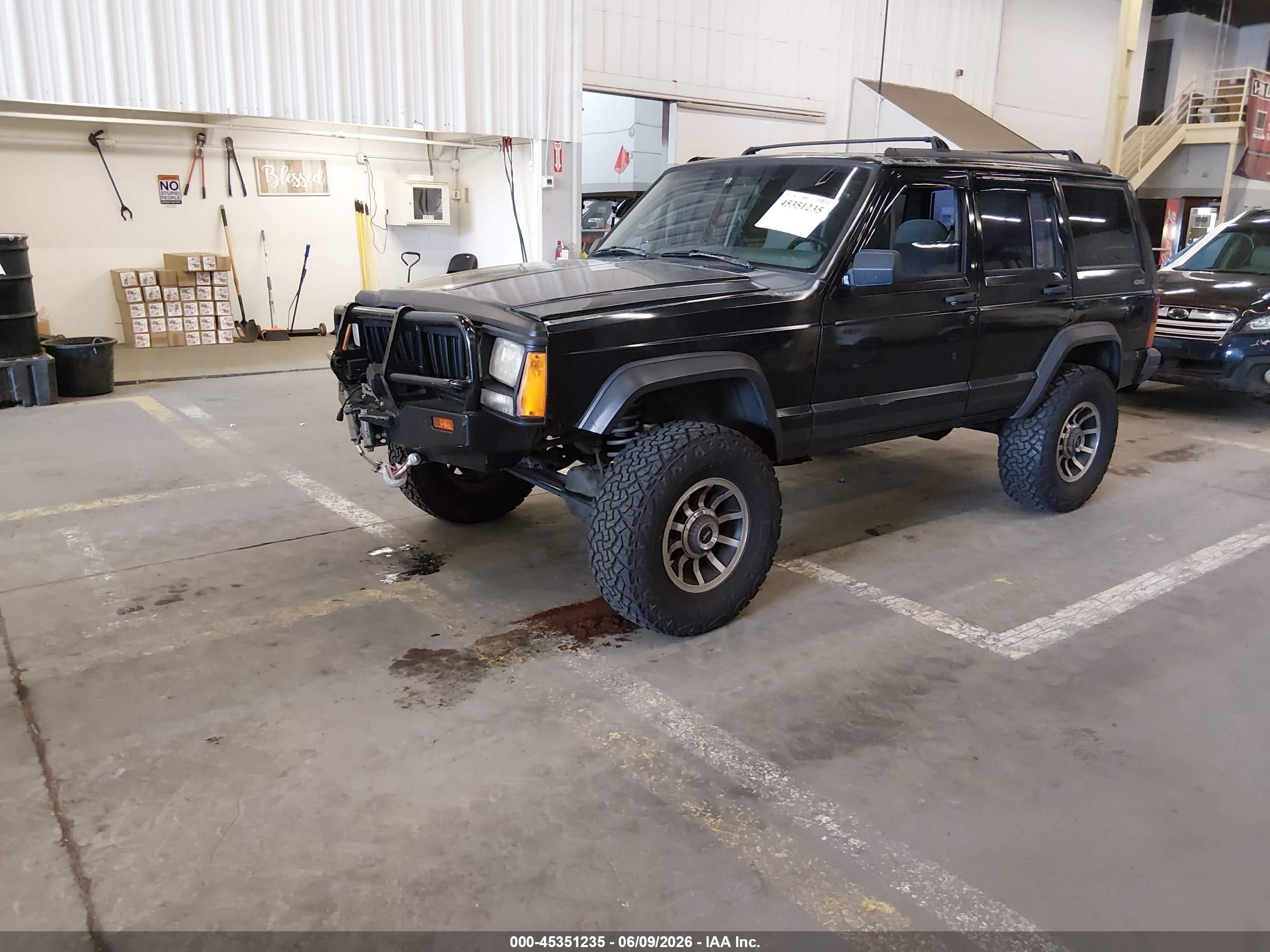 1996 Jeep Cherokee Sport/classic Black vin: 1J4FJ68S4TL240696