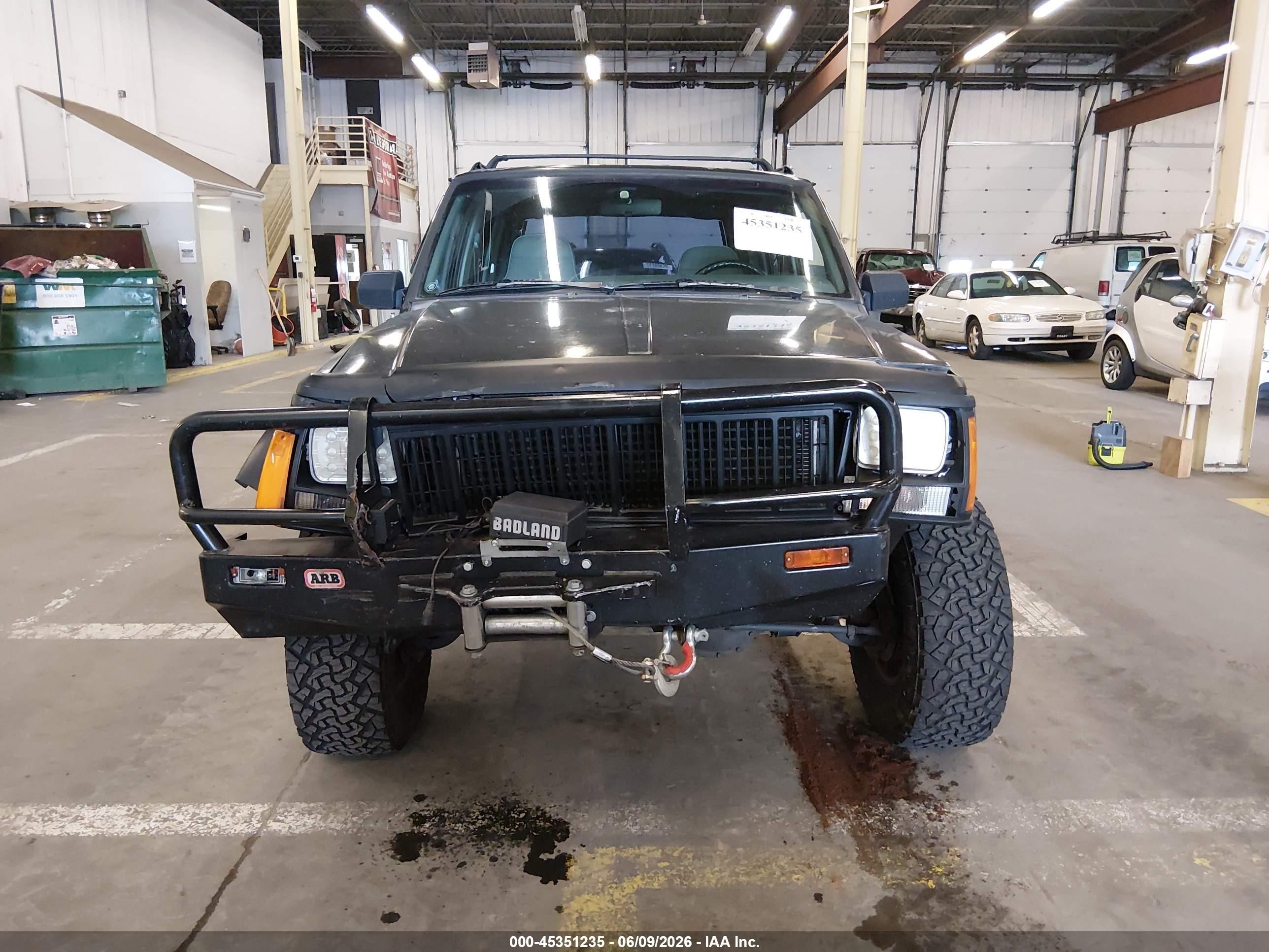 1996 Jeep Cherokee Sport/classic Black vin: 1J4FJ68S4TL240696