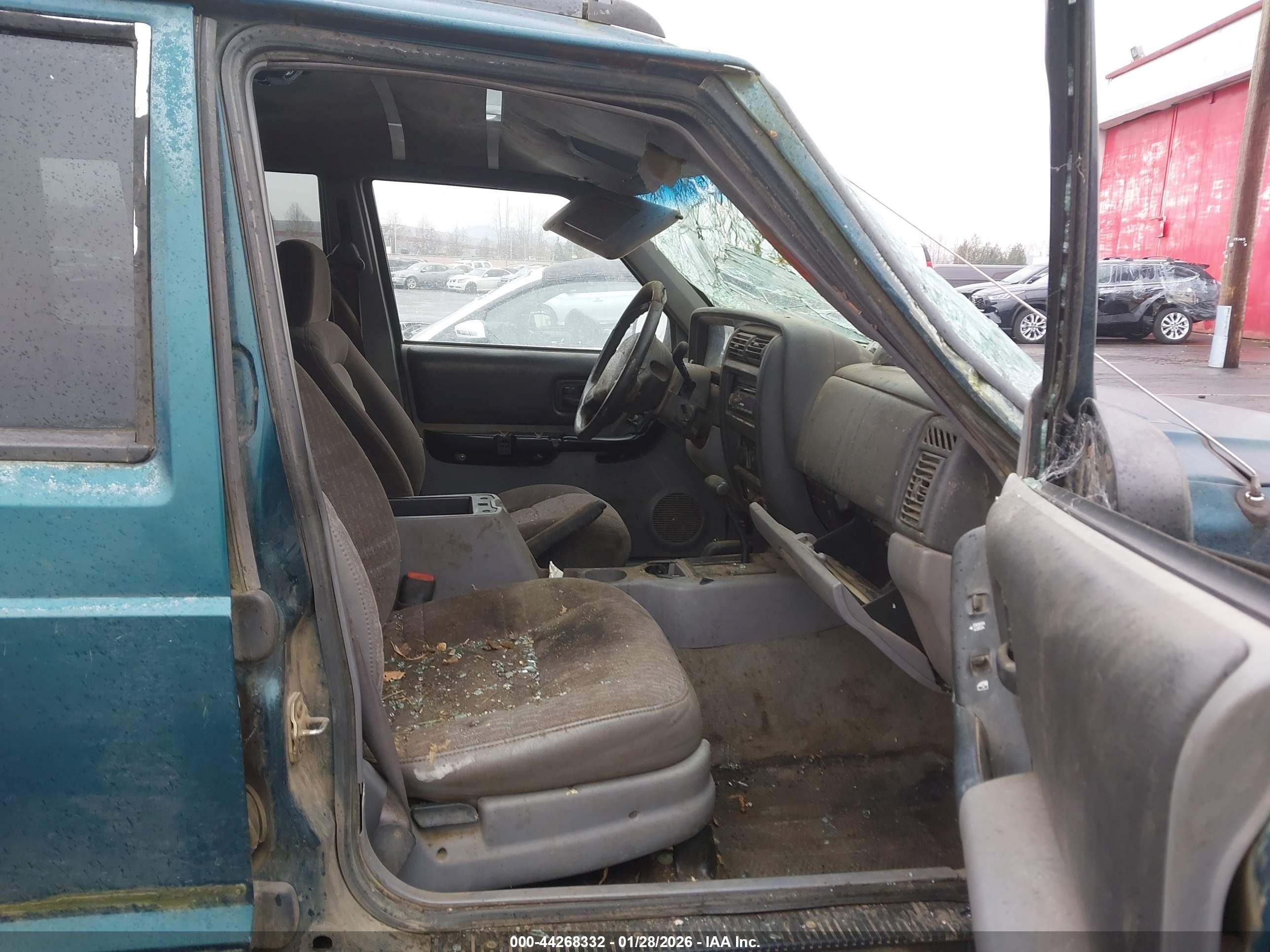 1997 Jeep Cherokee Sport Green vin: 1J4FJ68S4VL584564