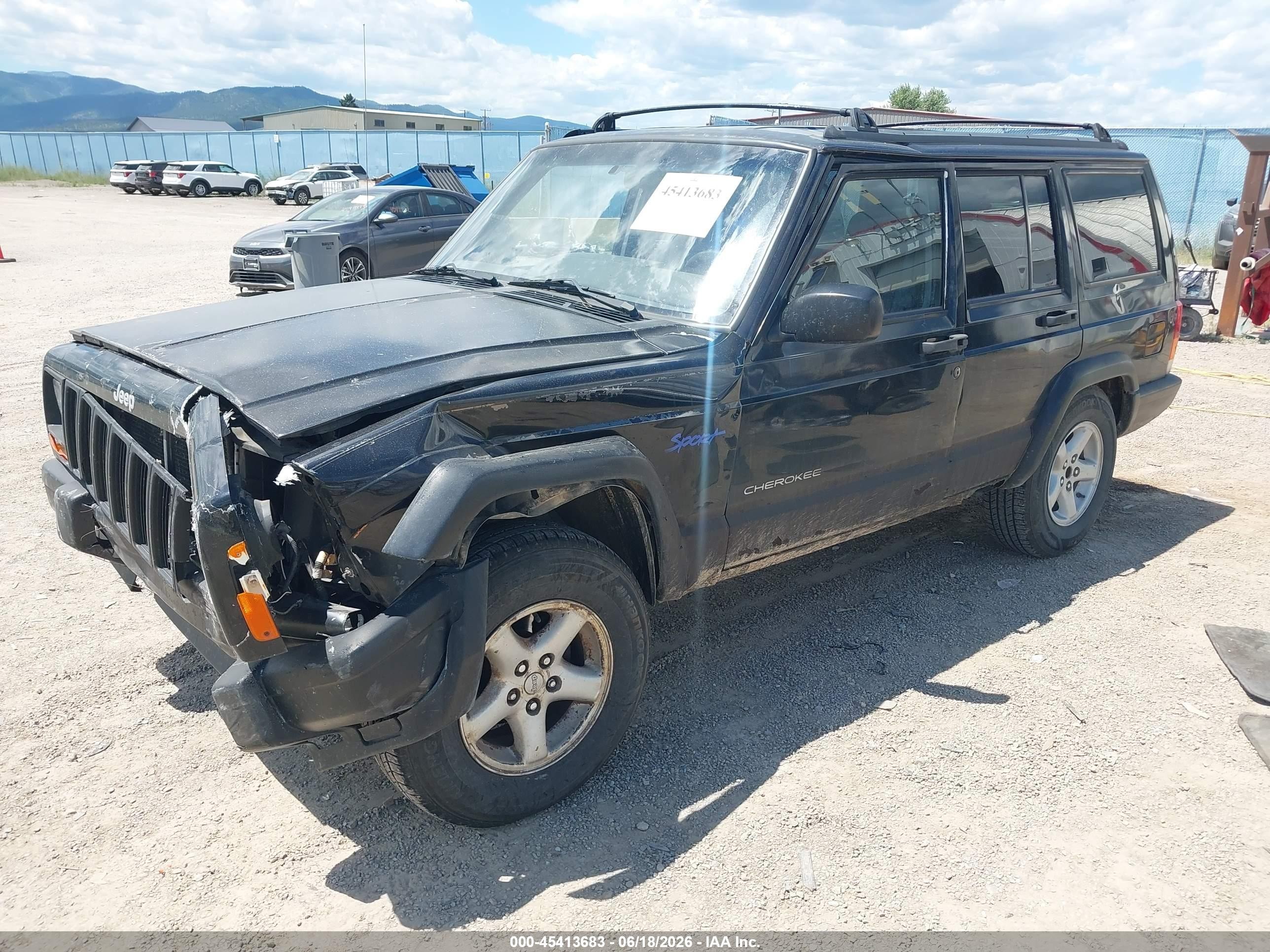 1998 Jeep Cherokee Classic/sport Black vin: 1J4FJ68S4WL209582