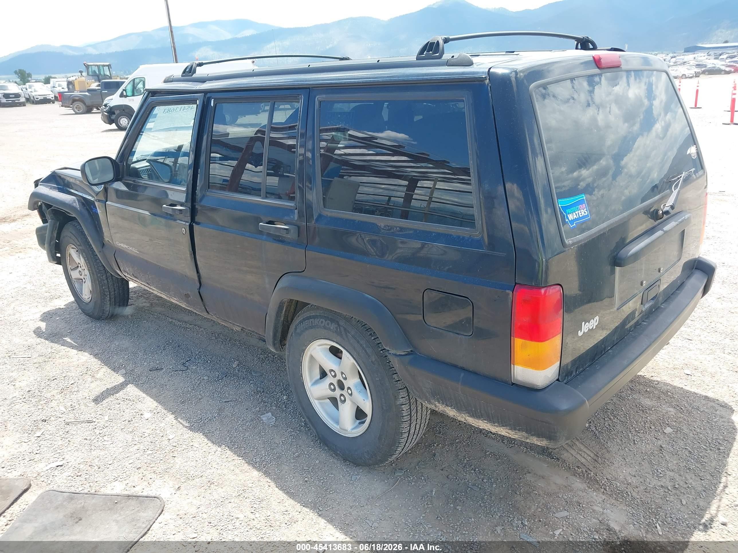 1998 Jeep Cherokee Classic/sport Black vin: 1J4FJ68S4WL209582