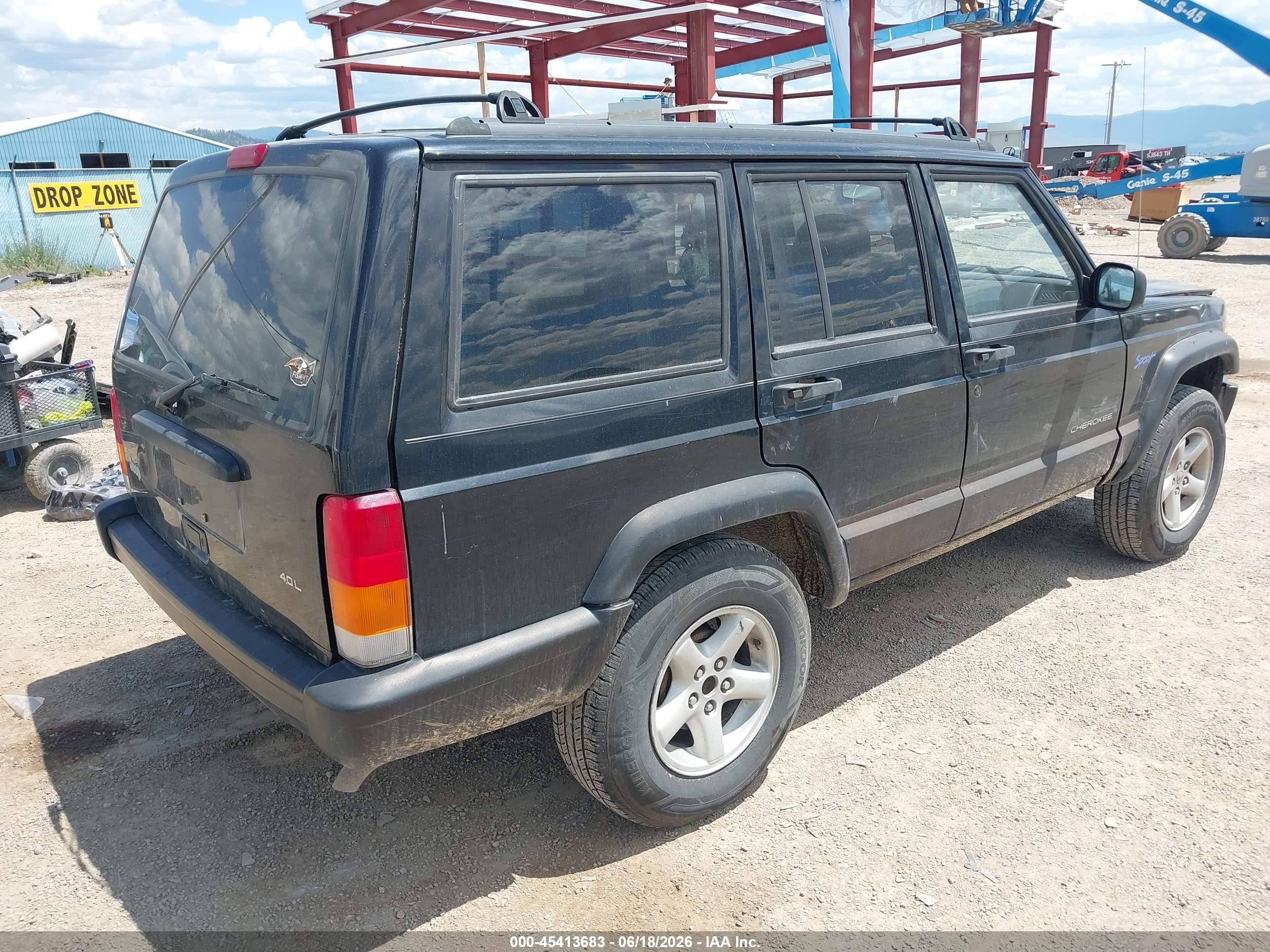 1998 Jeep Cherokee Classic/sport Black vin: 1J4FJ68S4WL209582