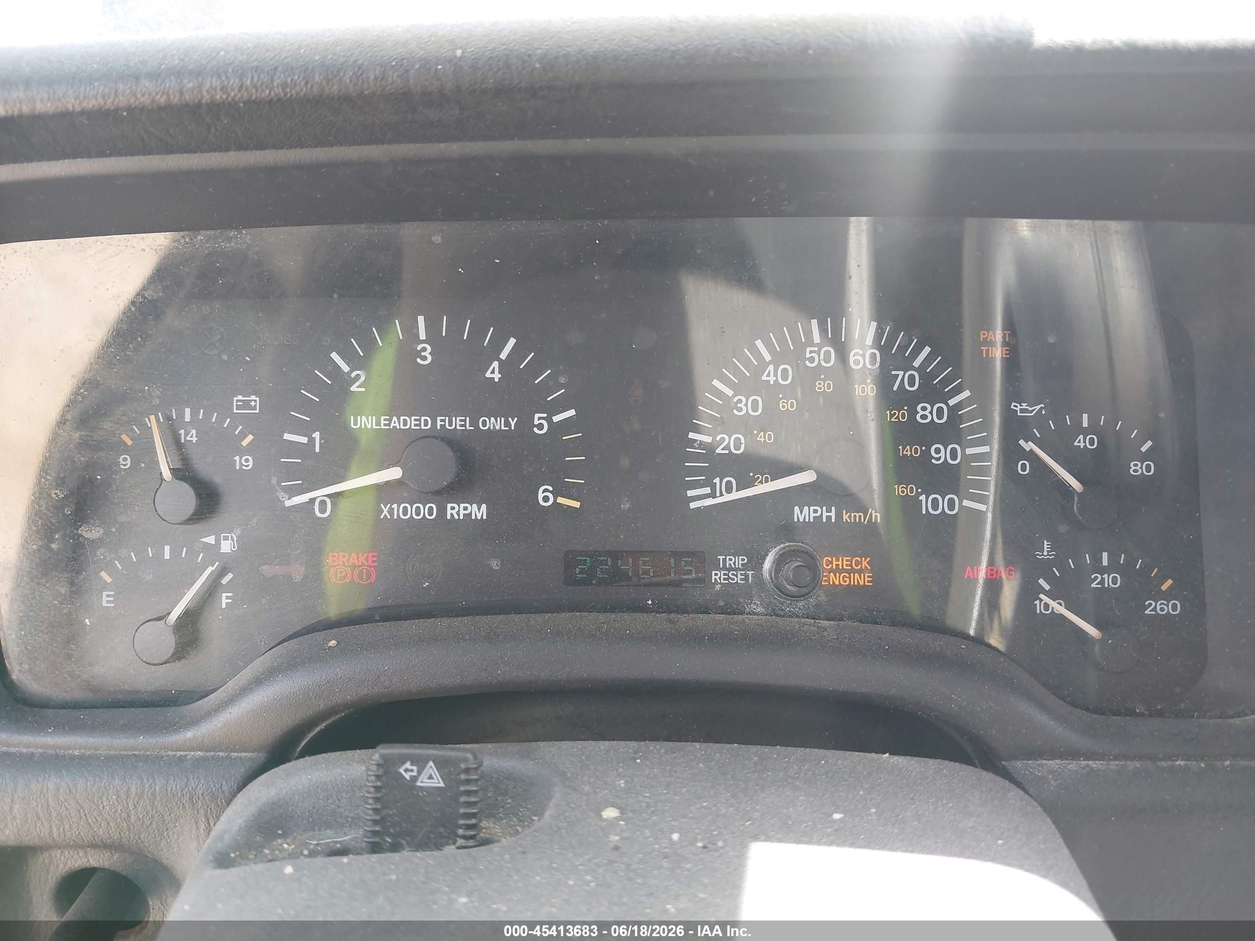 1998 Jeep Cherokee Classic/sport Black vin: 1J4FJ68S4WL209582