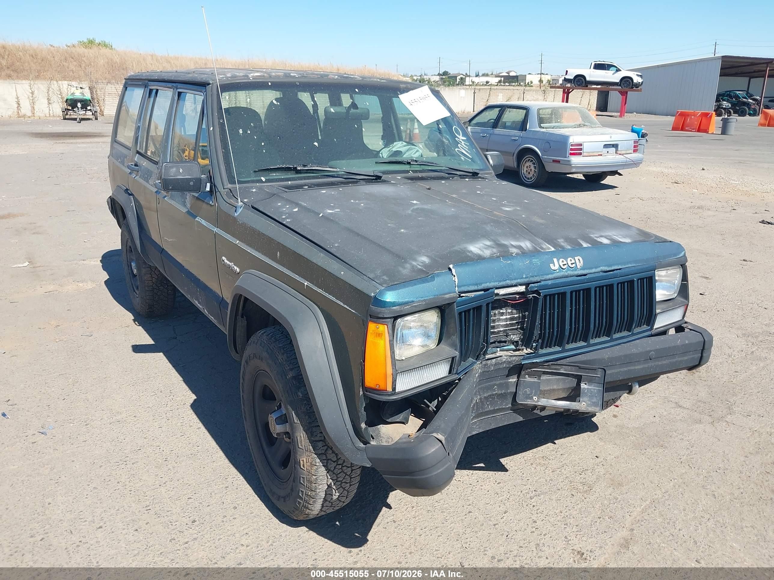 1995 Jeep Cherokee Sport Green vin: 1J4FJ68S5SL543064