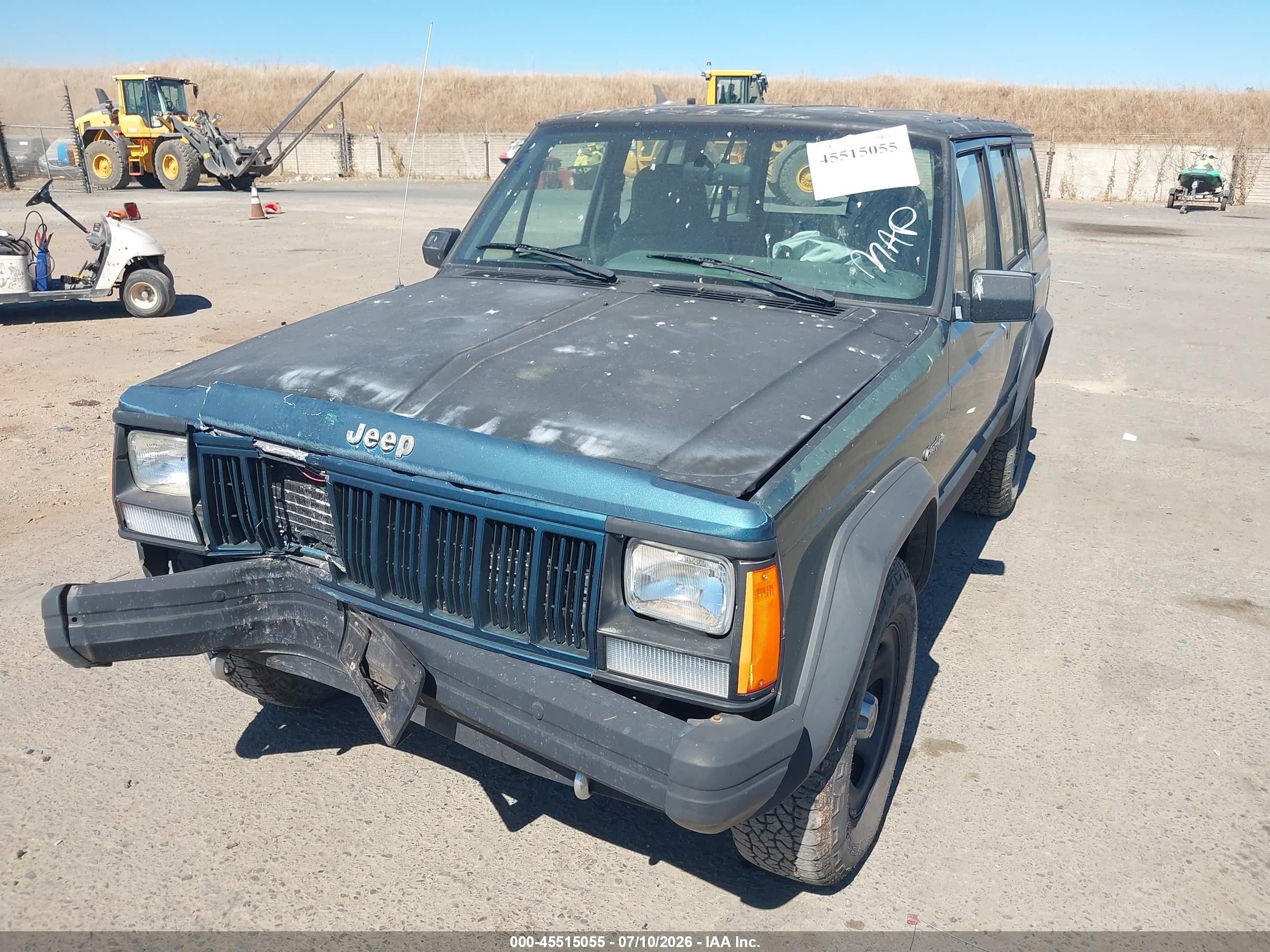 1995 Jeep Cherokee Sport Green vin: 1J4FJ68S5SL543064