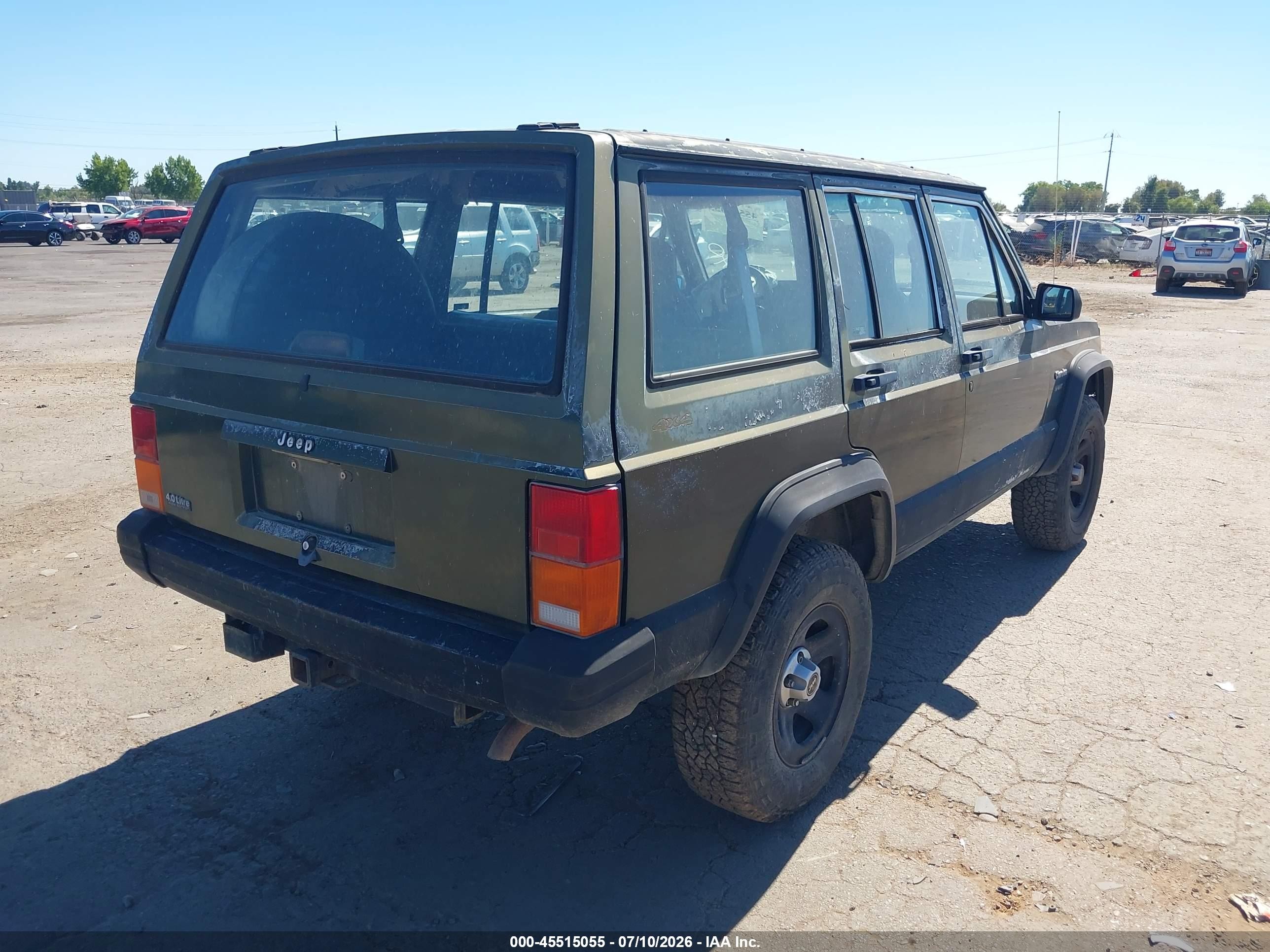 1995 Jeep Cherokee Sport Green vin: 1J4FJ68S5SL543064