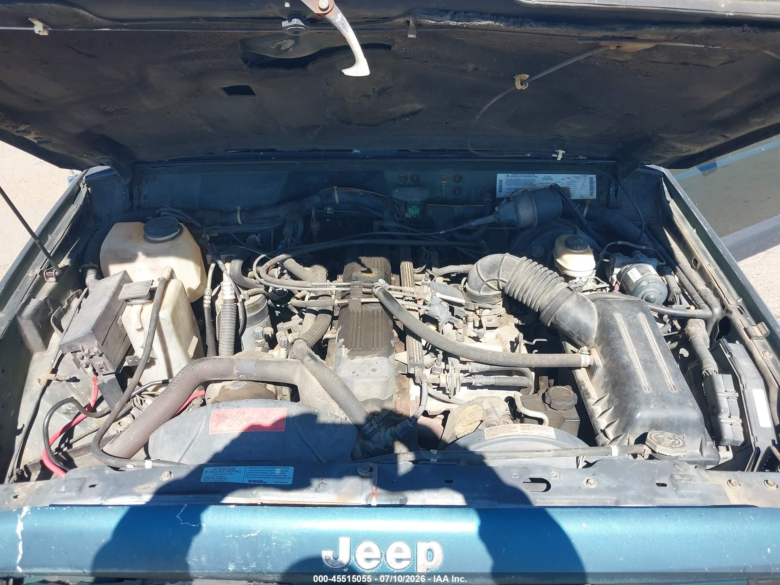 1995 Jeep Cherokee Sport Green vin: 1J4FJ68S5SL543064