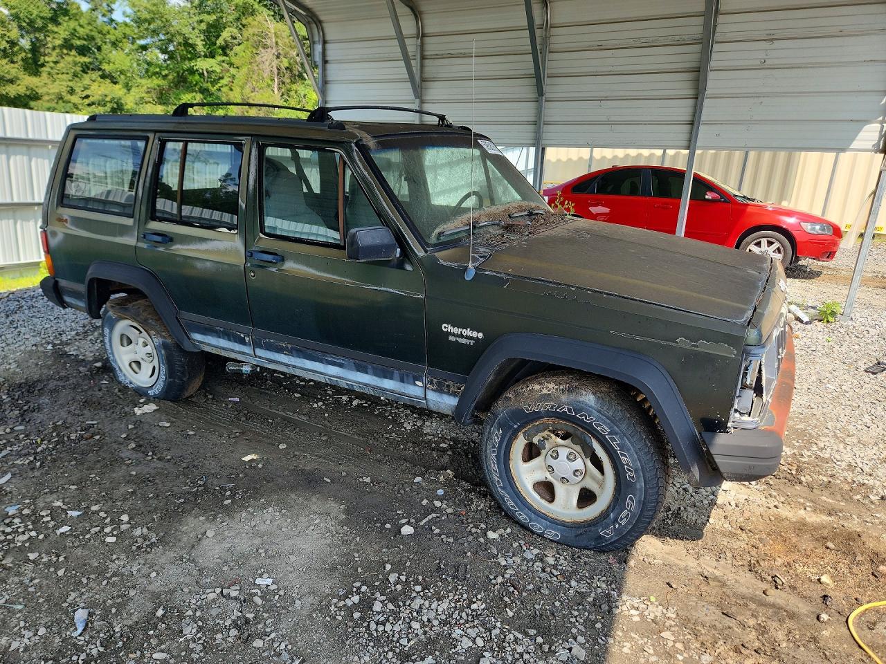 1996 Jeep Cherokee Sport Green vin: 1J4FJ68S5TL181044
