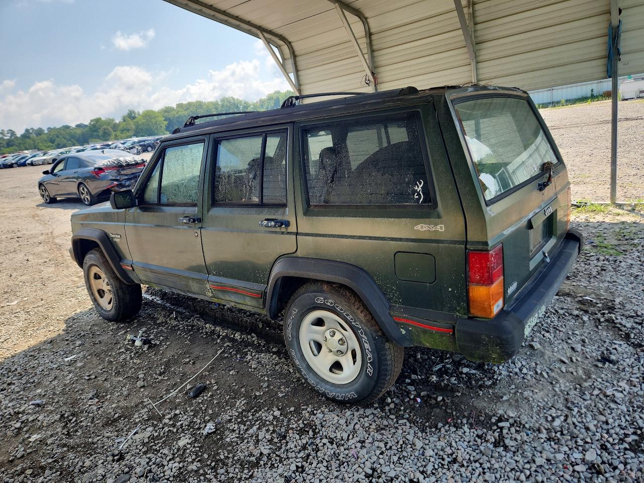 1996 Jeep Cherokee Sport Green vin: 1J4FJ68S5TL181044