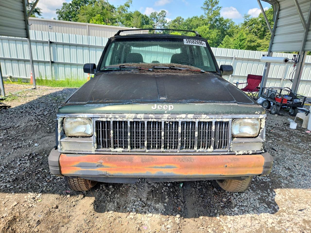 1996 Jeep Cherokee Sport Green vin: 1J4FJ68S5TL181044