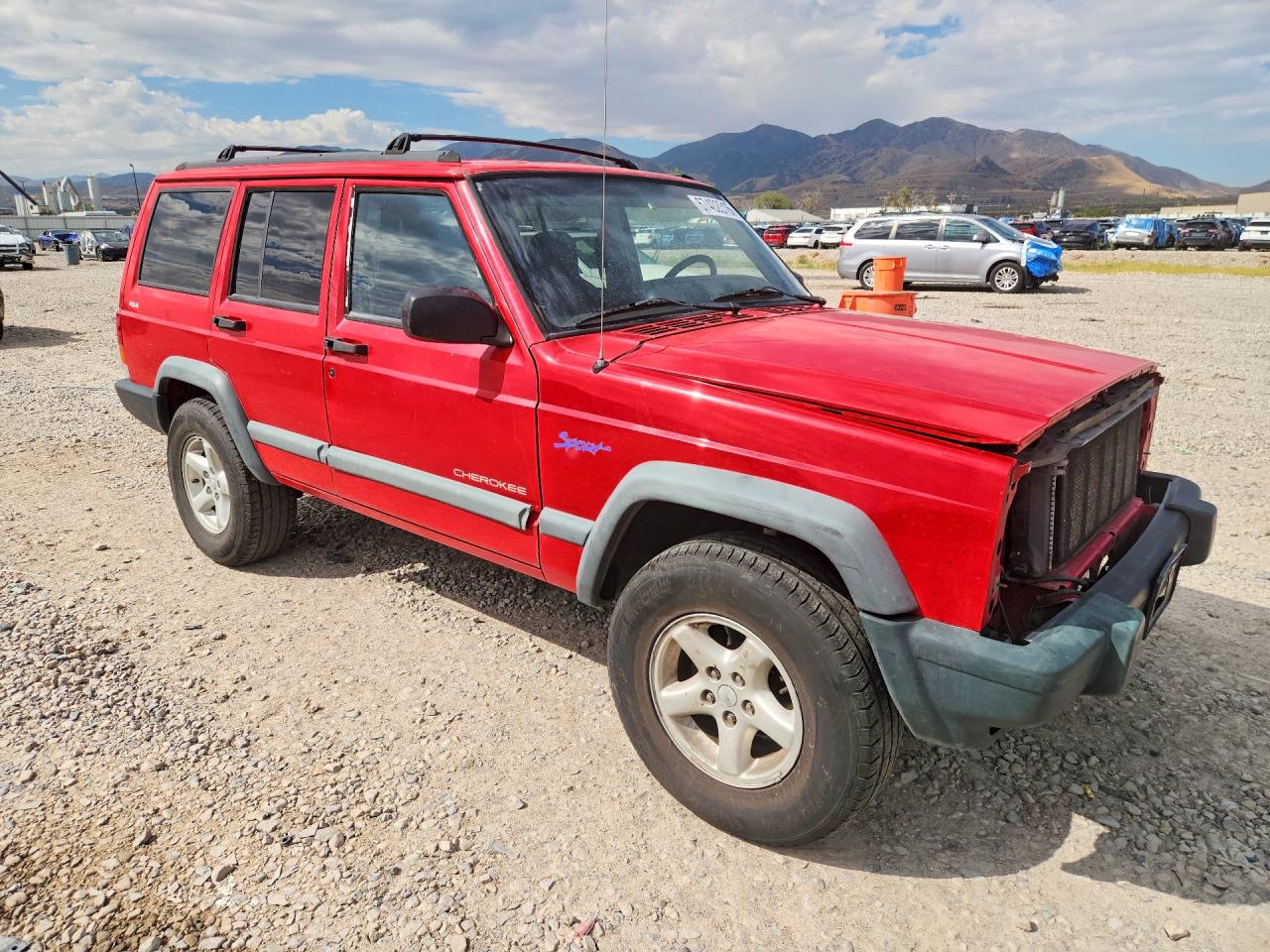 1998 Jeep Cherokee Sport Red vin: 1J4FJ68S5WL119745