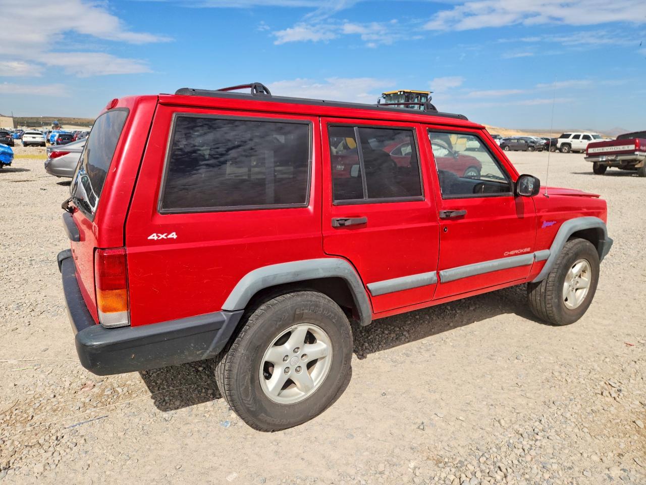 1998 Jeep Cherokee Sport Red vin: 1J4FJ68S5WL119745