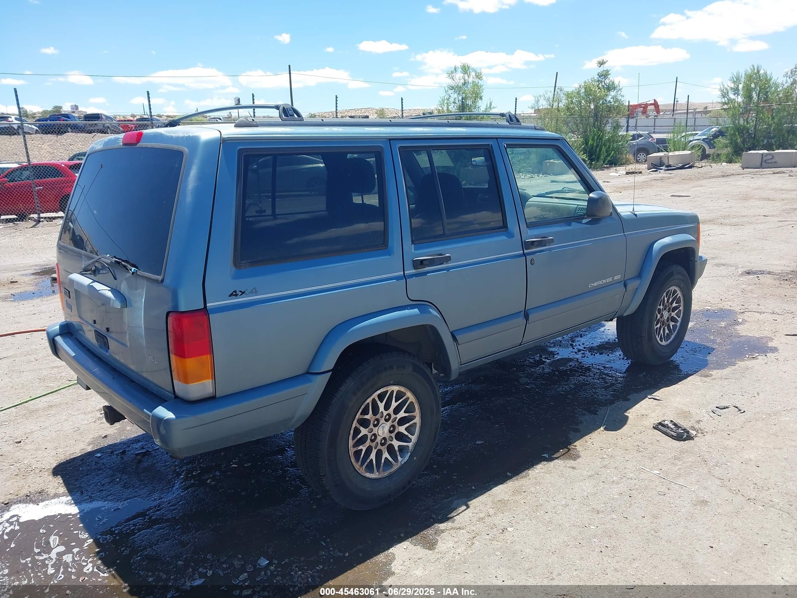 1998 Jeep Cherokee Classic/limited/sport Blue vin: 1J4FJ68S5WL132527