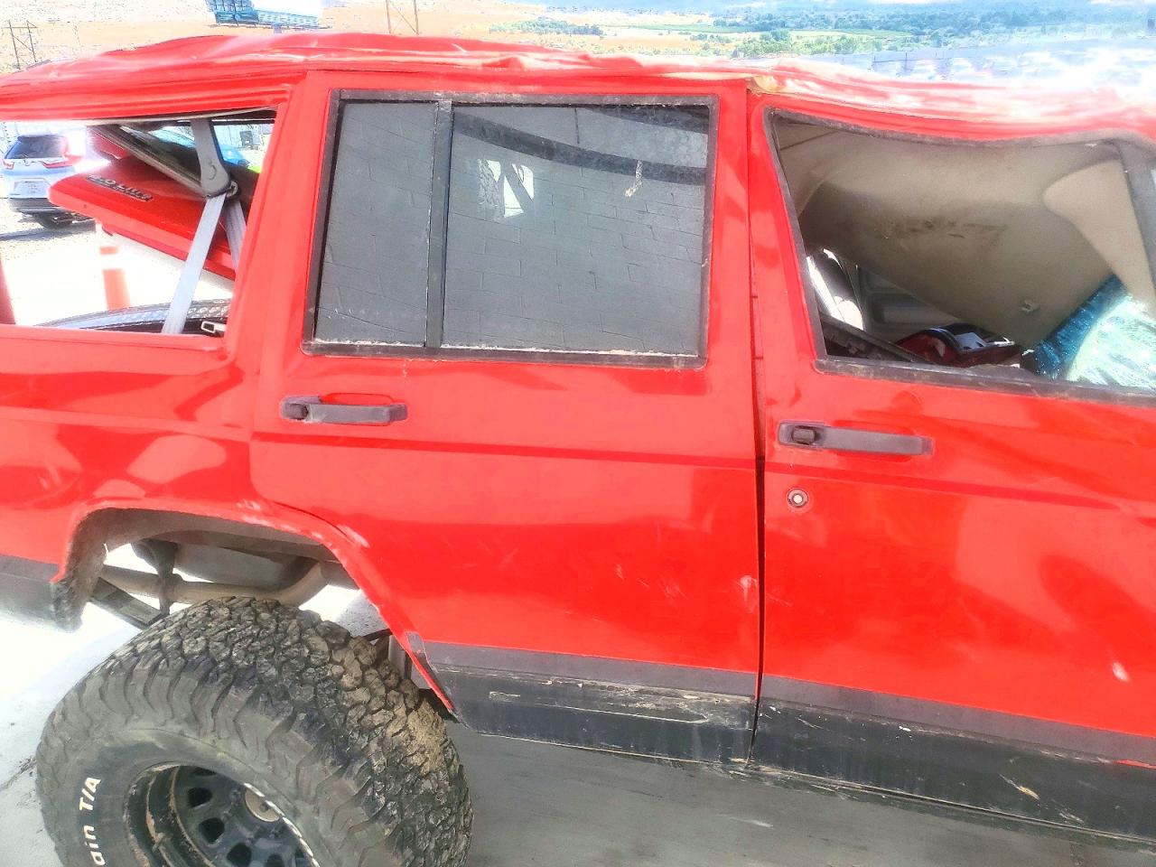 1996 Jeep Cherokee Sport Red vin: 1J4FJ68S6TL131124