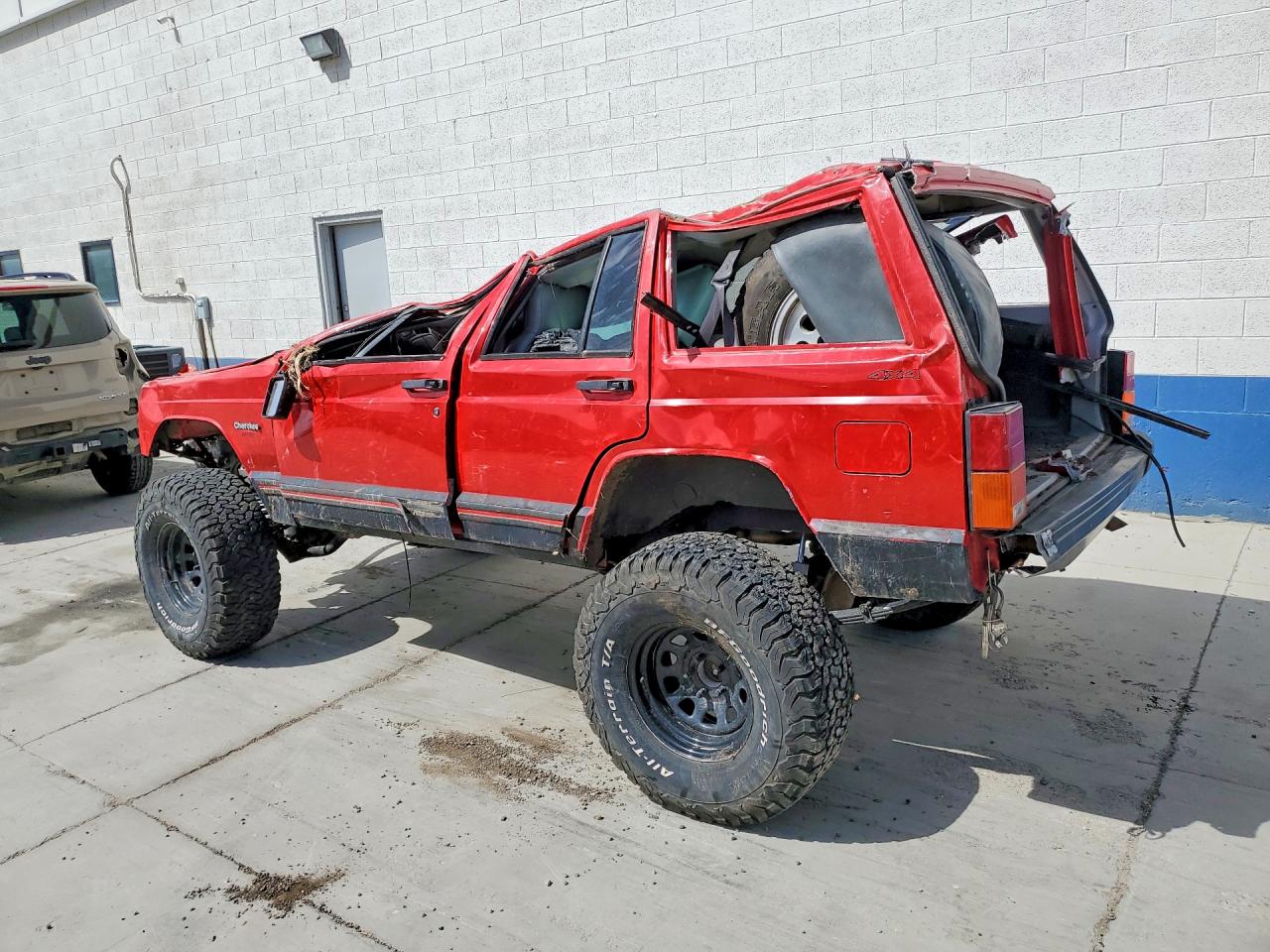 1996 Jeep Cherokee Sport Red vin: 1J4FJ68S6TL131124