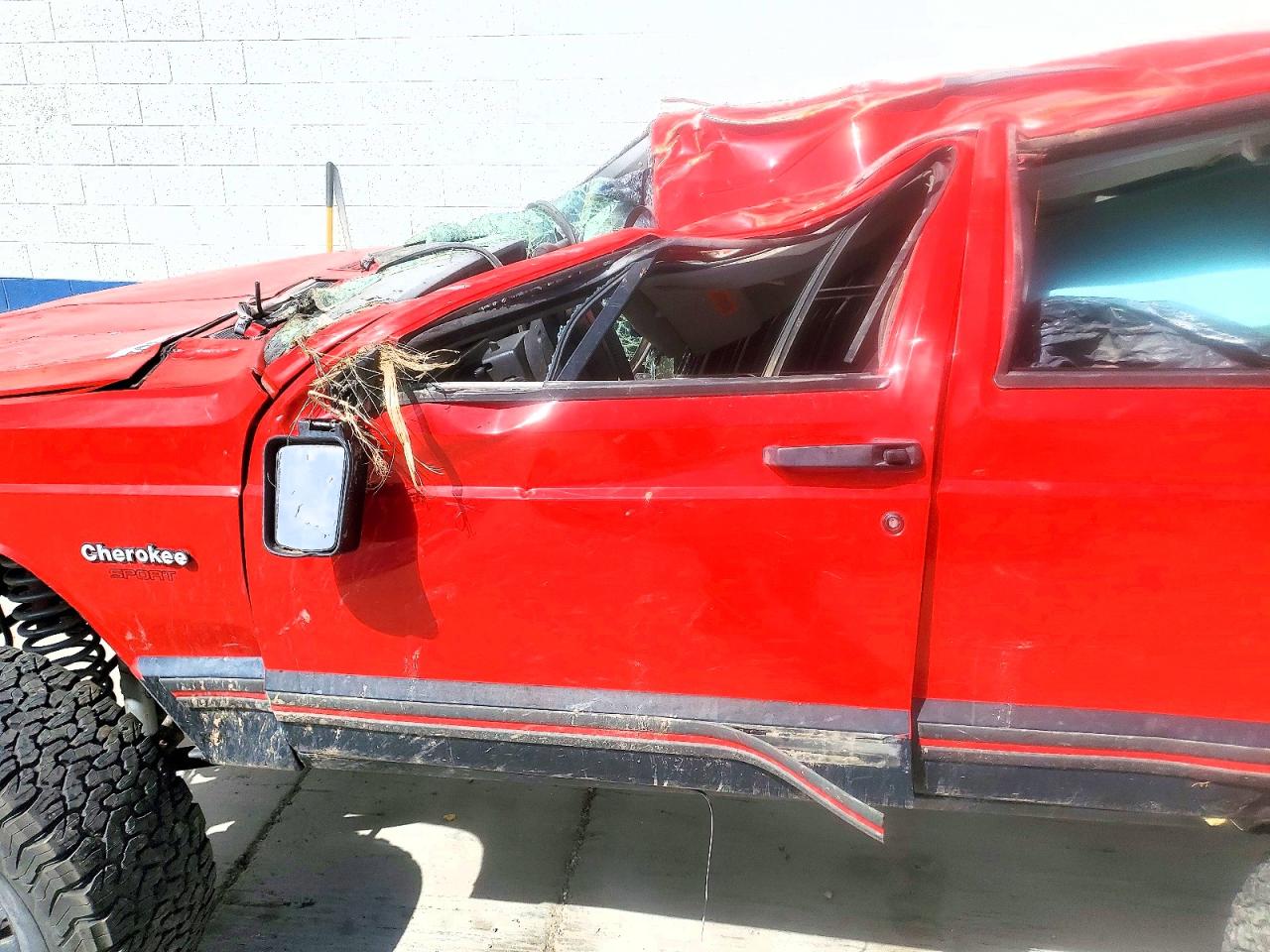 1996 Jeep Cherokee Sport Red vin: 1J4FJ68S6TL131124