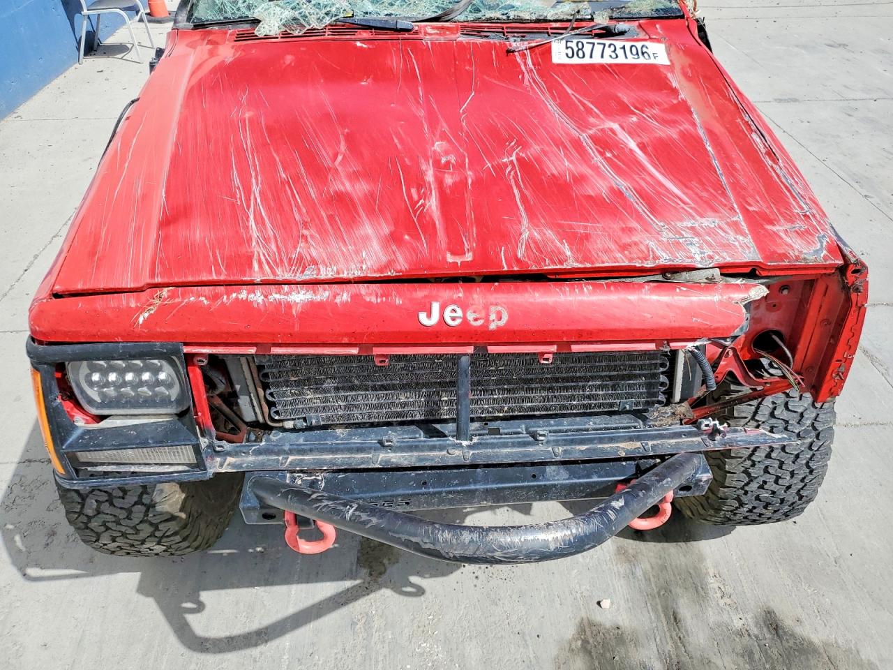 1996 Jeep Cherokee Sport Red vin: 1J4FJ68S6TL131124