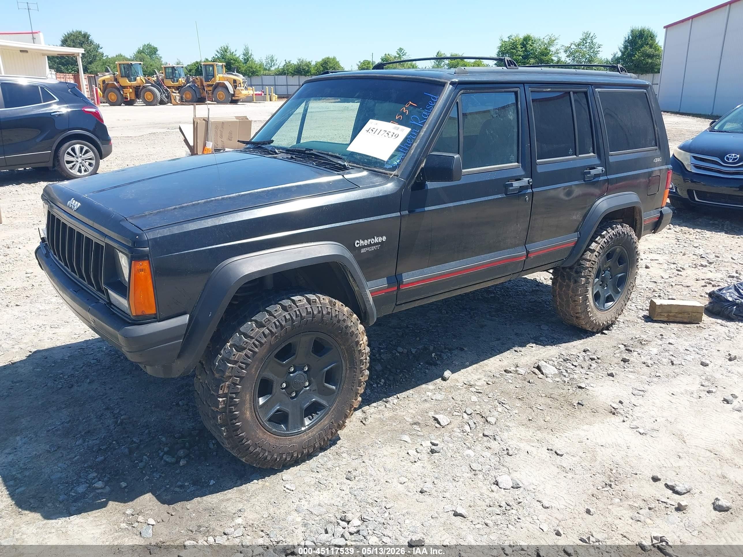 1996 Jeep Cherokee Sport/classic Black vin: 1J4FJ68S6TL253899