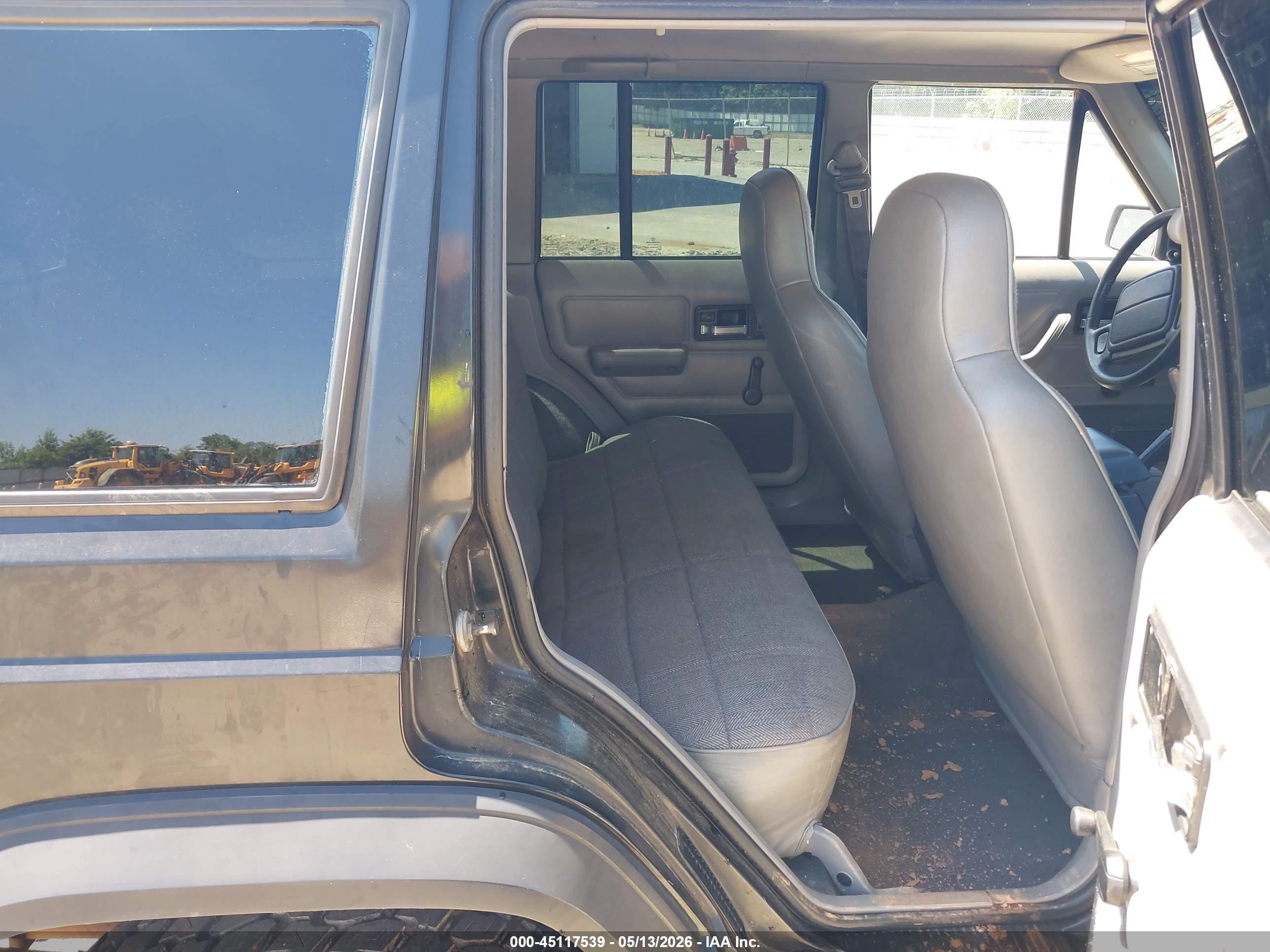1996 Jeep Cherokee Sport/classic Black vin: 1J4FJ68S6TL253899