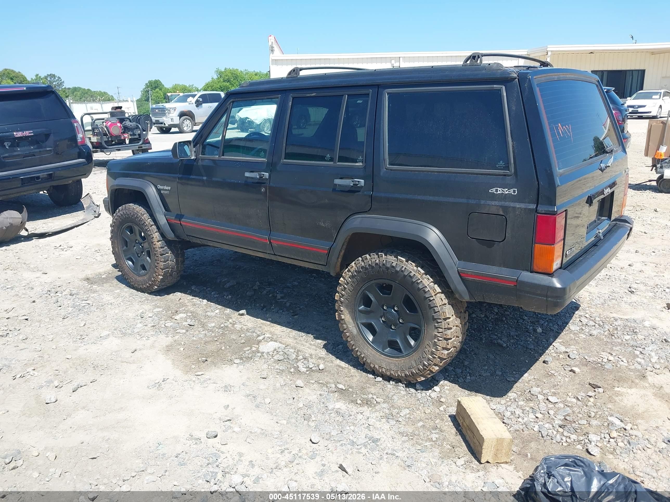 1996 Jeep Cherokee Sport/classic Black vin: 1J4FJ68S6TL253899