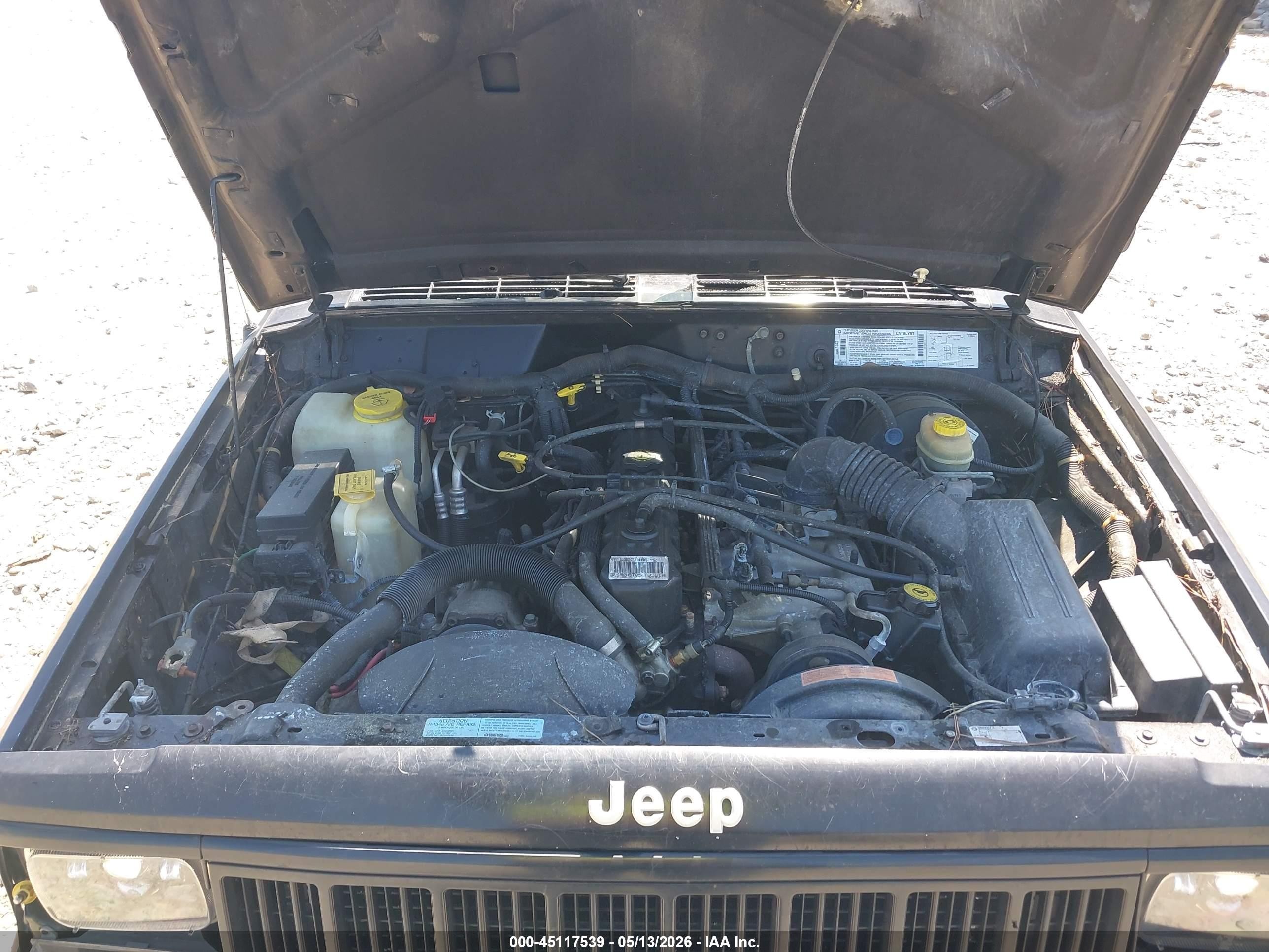 1996 Jeep Cherokee Sport/classic Black vin: 1J4FJ68S6TL253899