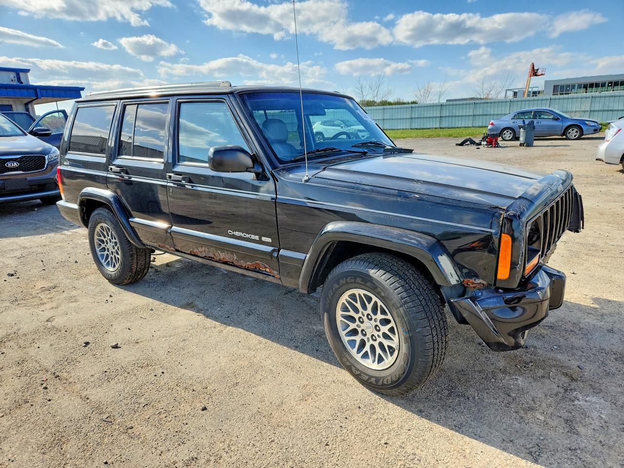 1998 Jeep Cherokee Sport Black vin: 1J4FJ68S6WL113081